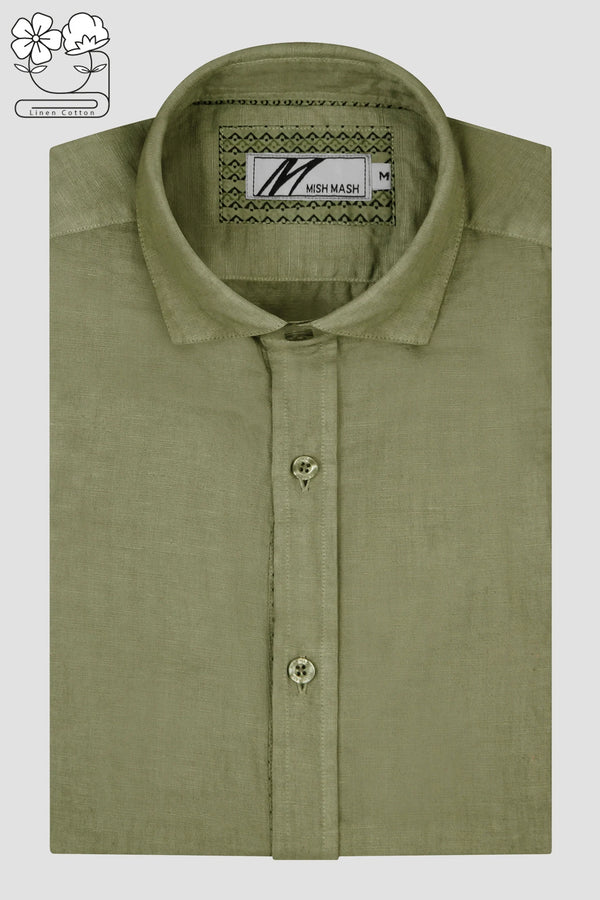 Mish Mash Desert Sage Current Short Sleeve Shirt