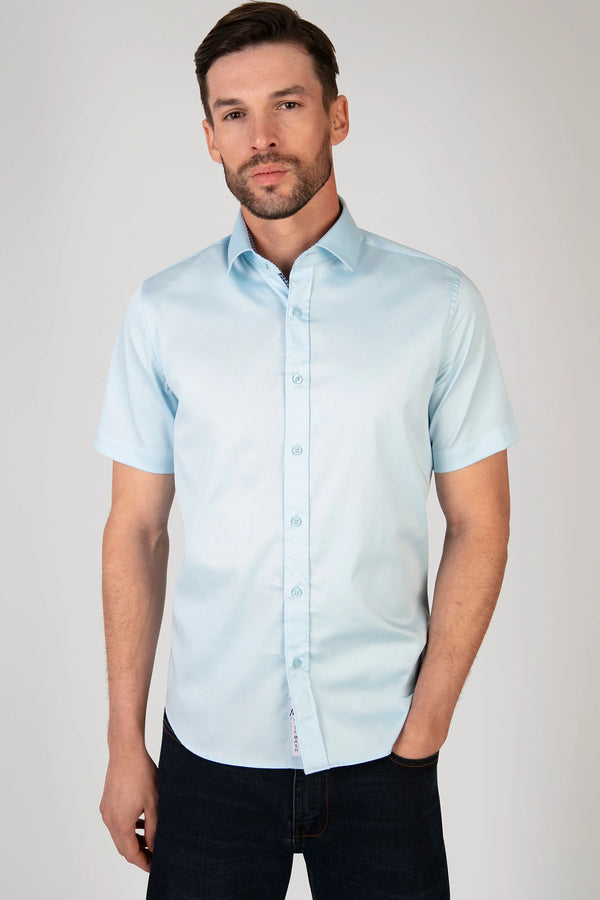 Mish Mash Rosewood Sky Short Sleeve Shirt