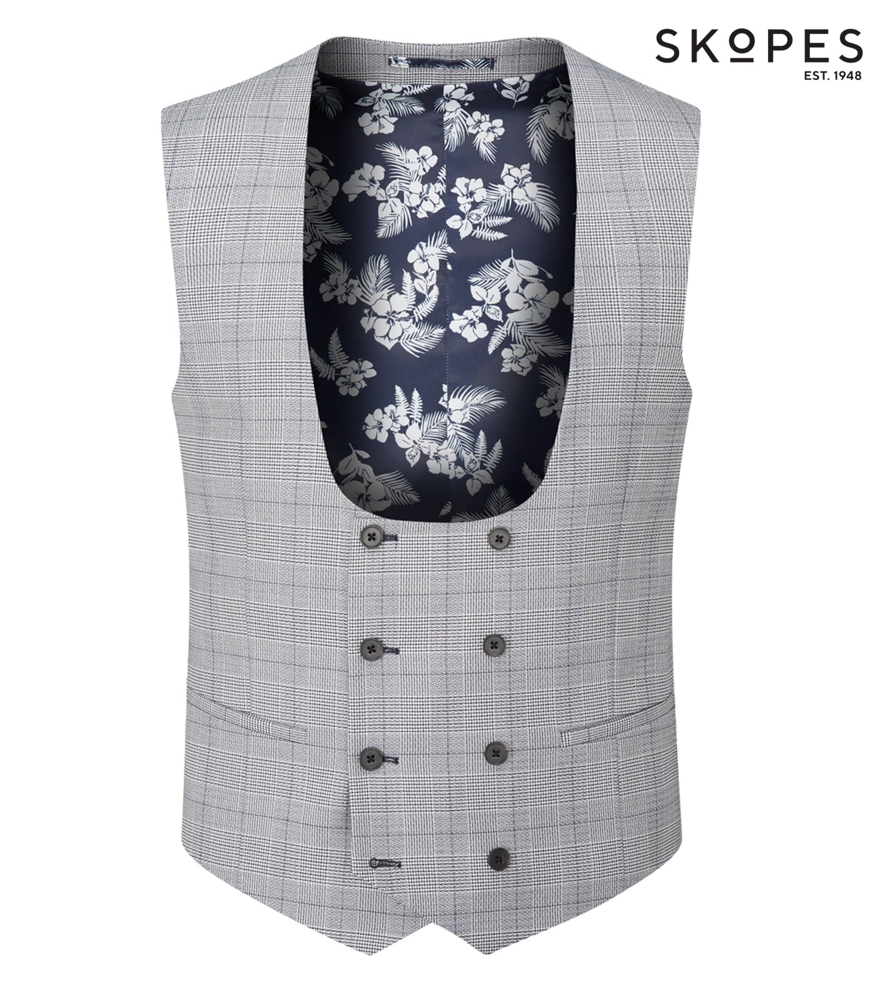 Anello Suit Grey Check