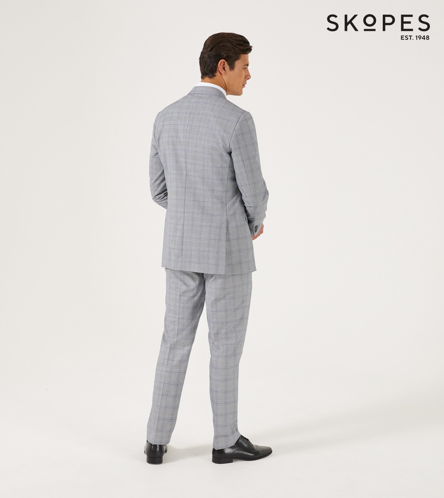 Anello Suit Grey Check