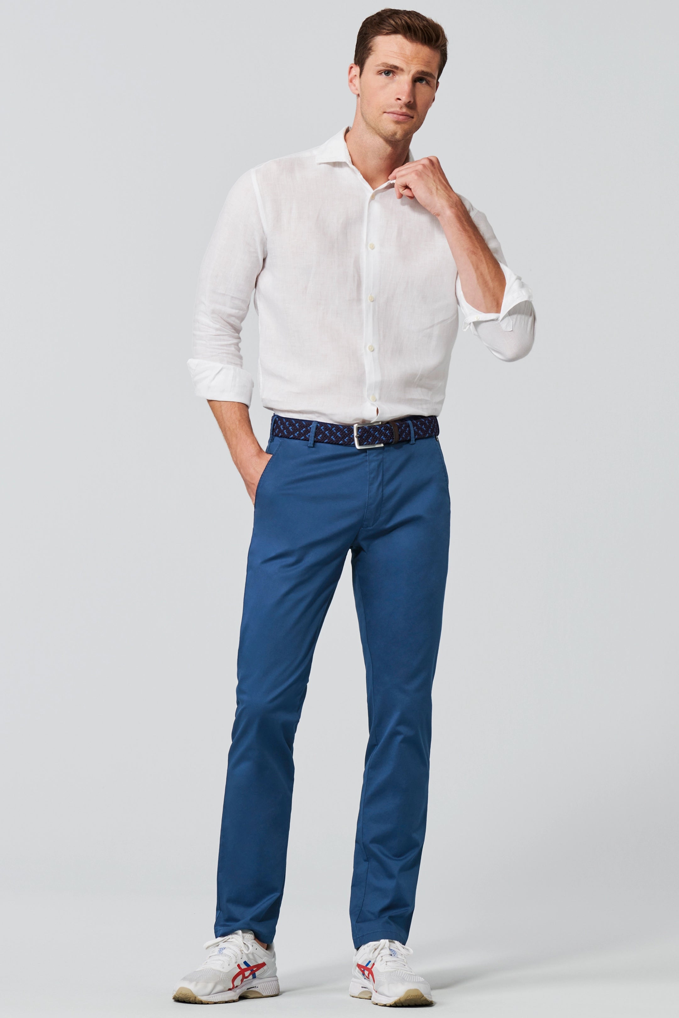 Meyer Blue Roma Regular Fair Chinos