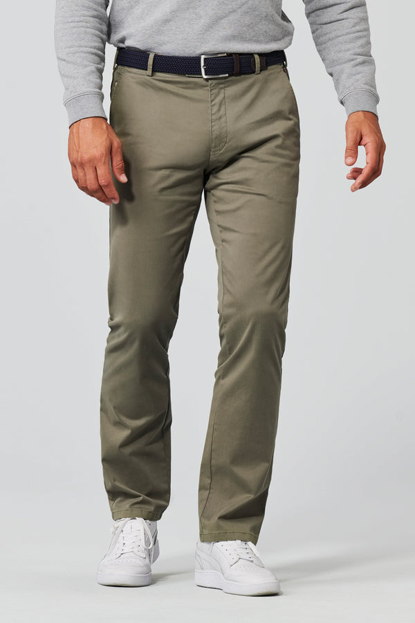Meyer Olive Roma Regular Fair Chinos