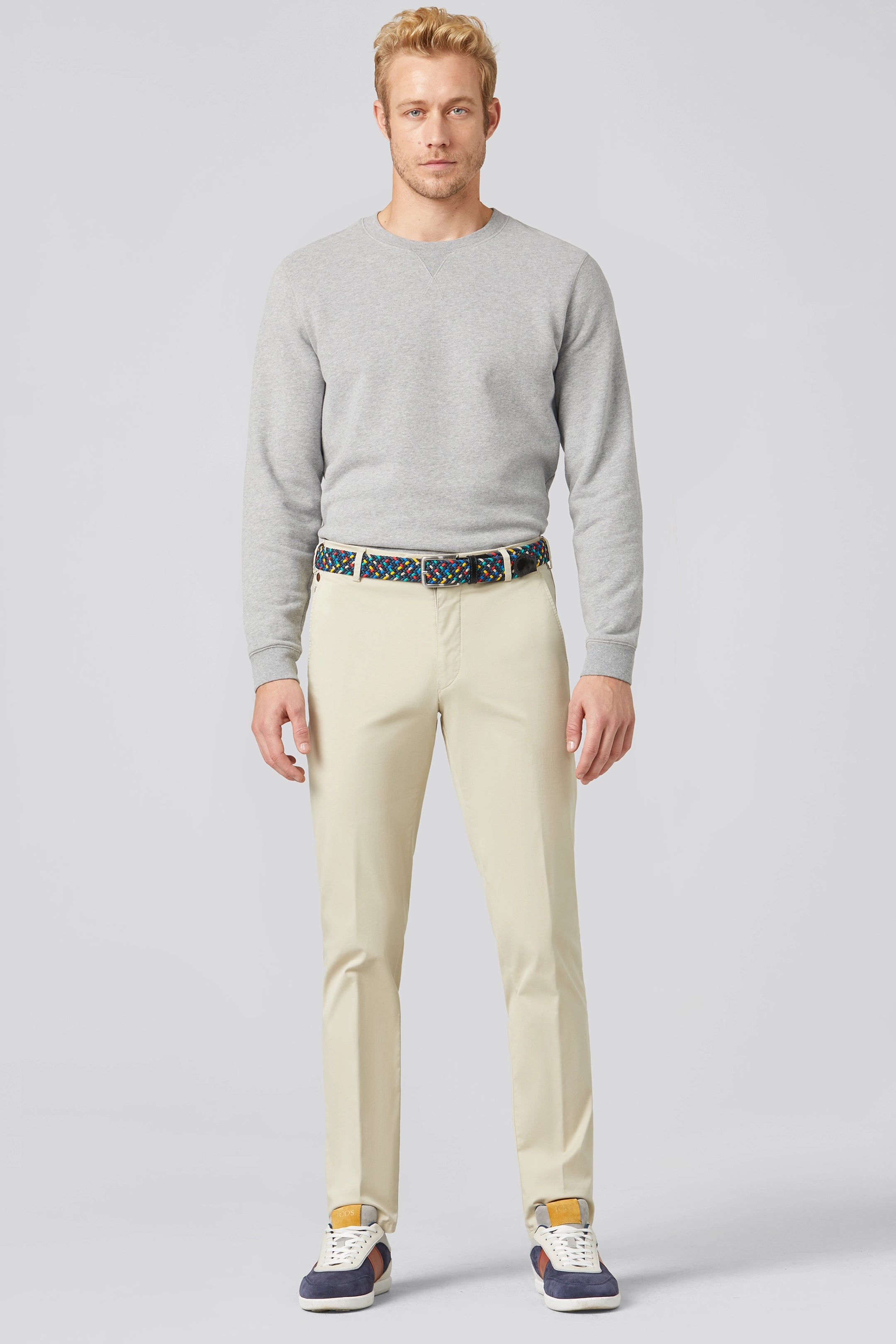 Meyer Beige Roma Regular Fair Chinos