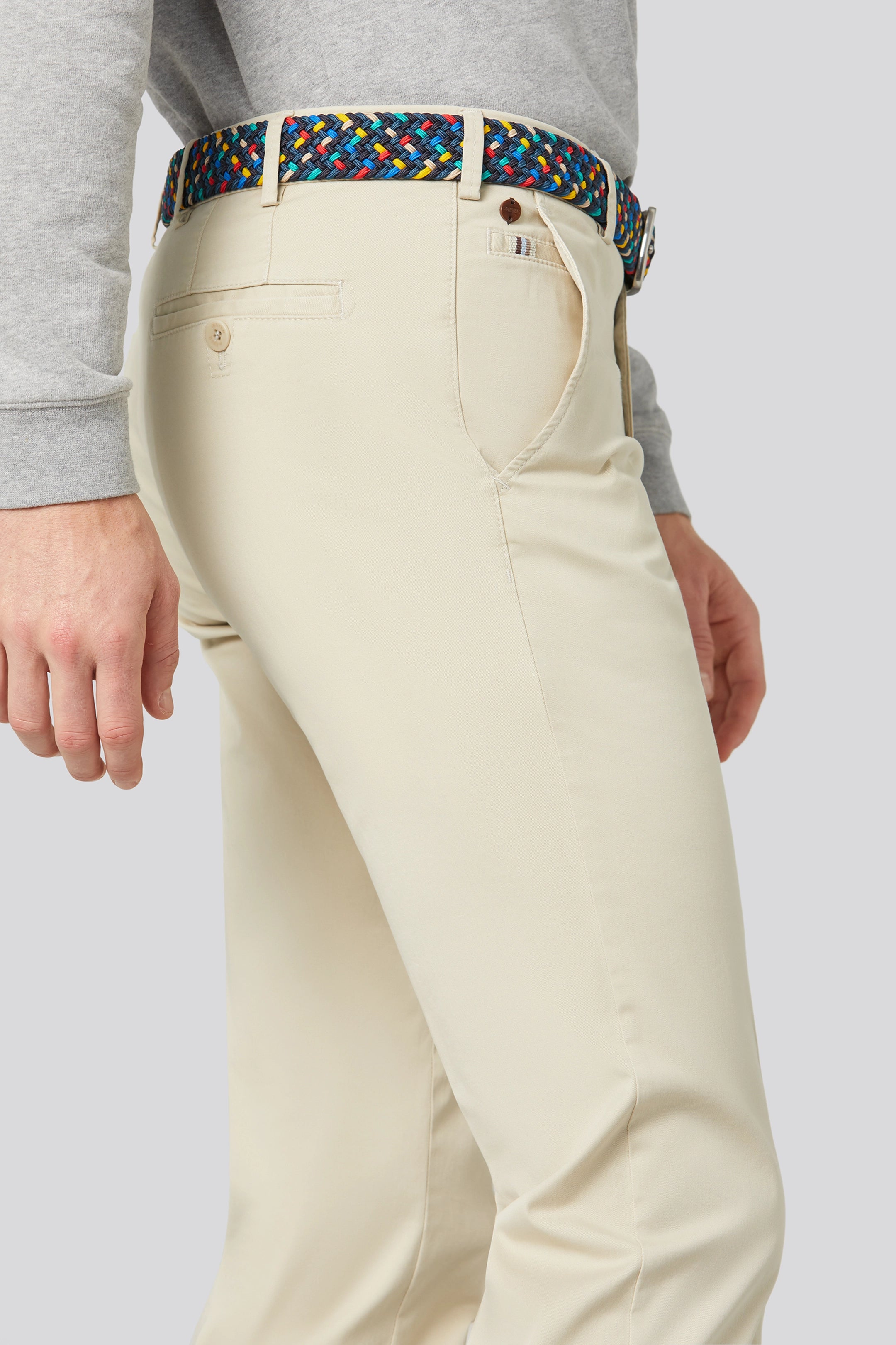 Meyer Beige Roma Regular Fair Chinos