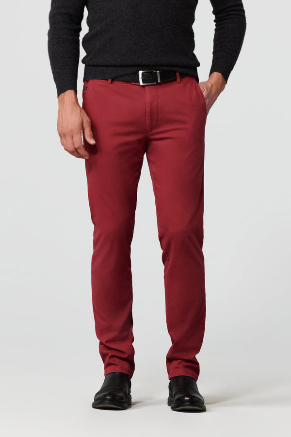 Meyer Red Roma Cotton Chinos