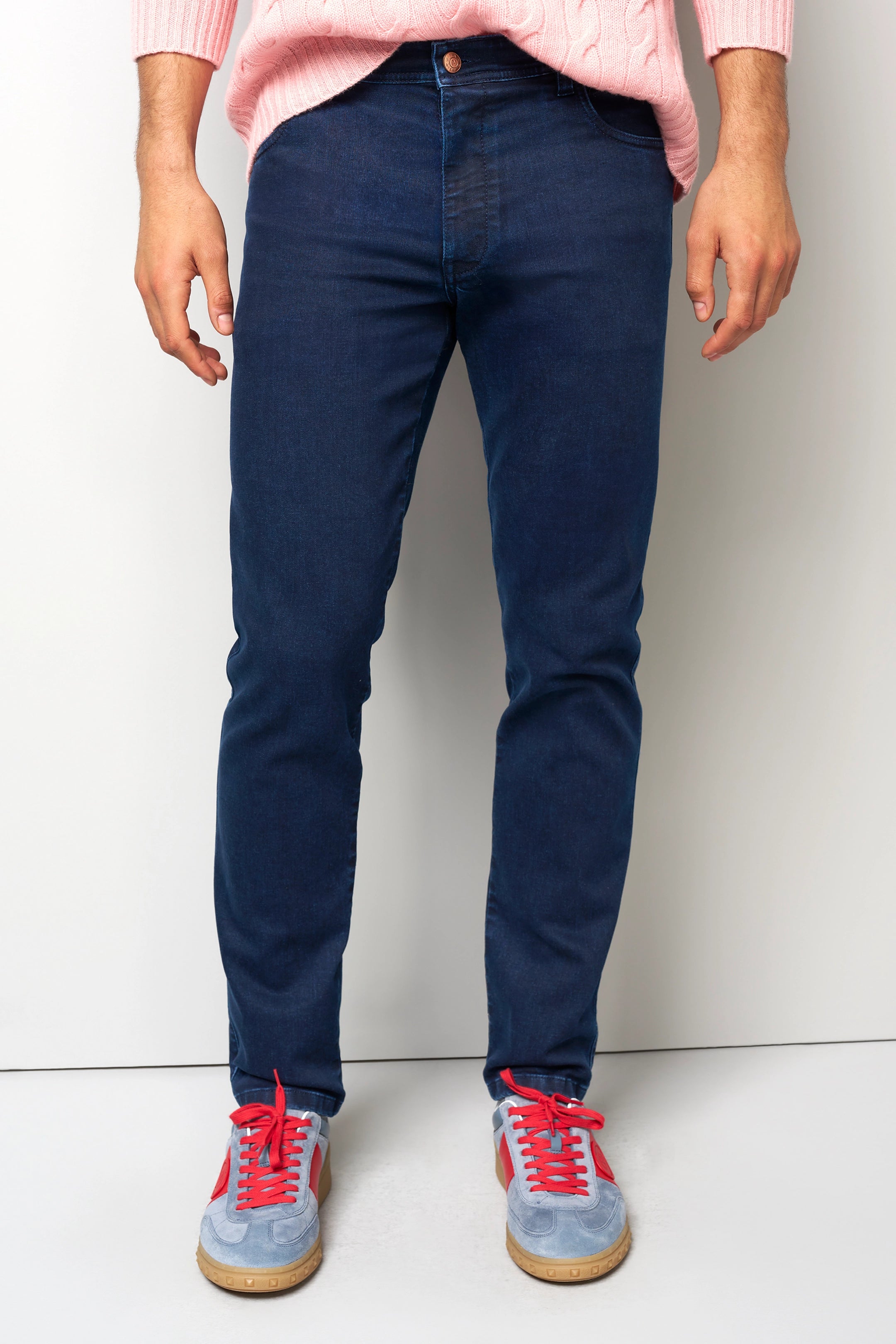 Meyer Marine Blue M5 Five Modern Fit Jeans
