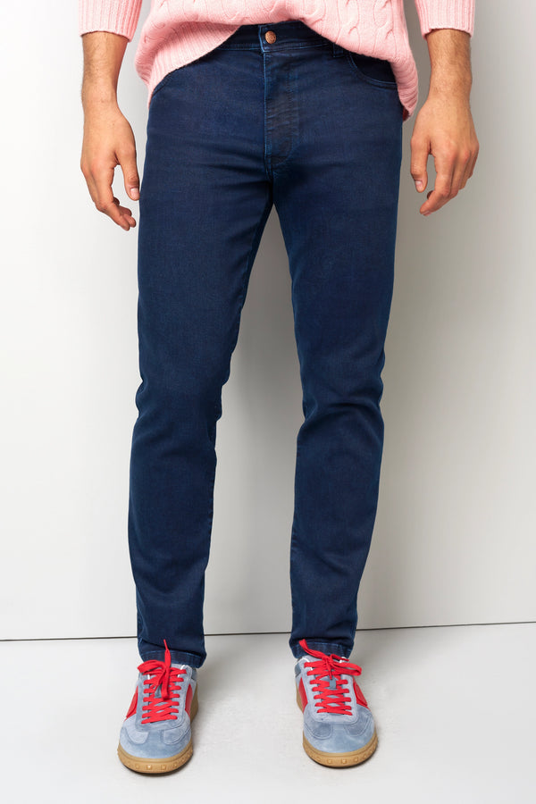 Meyer Marine Blue M5 Five Modern Fit Jeans