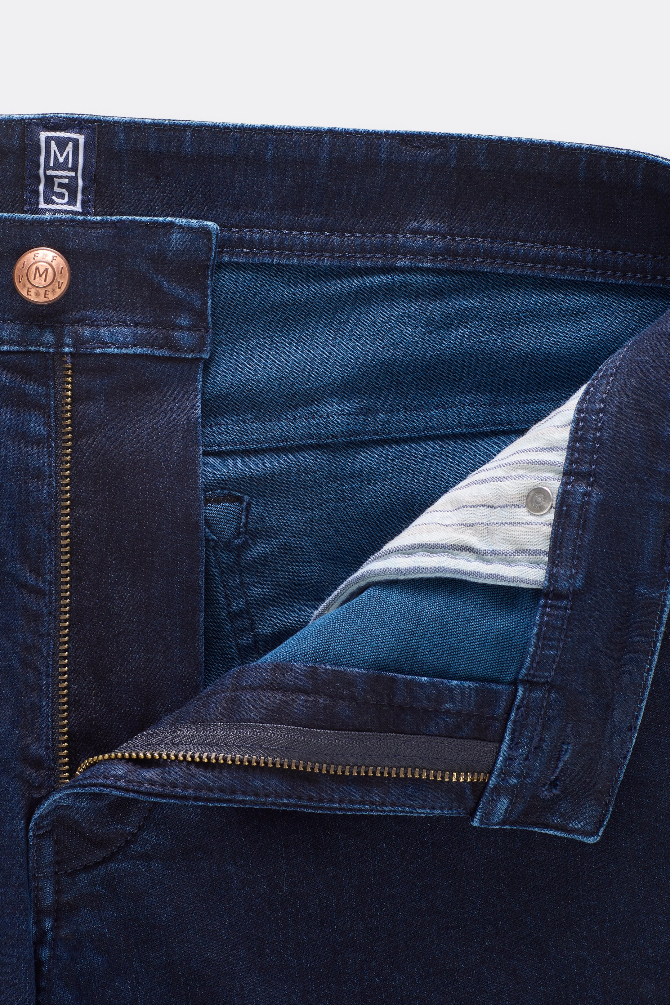 Meyer Marine Blue M5 Five Modern Fit Jeans