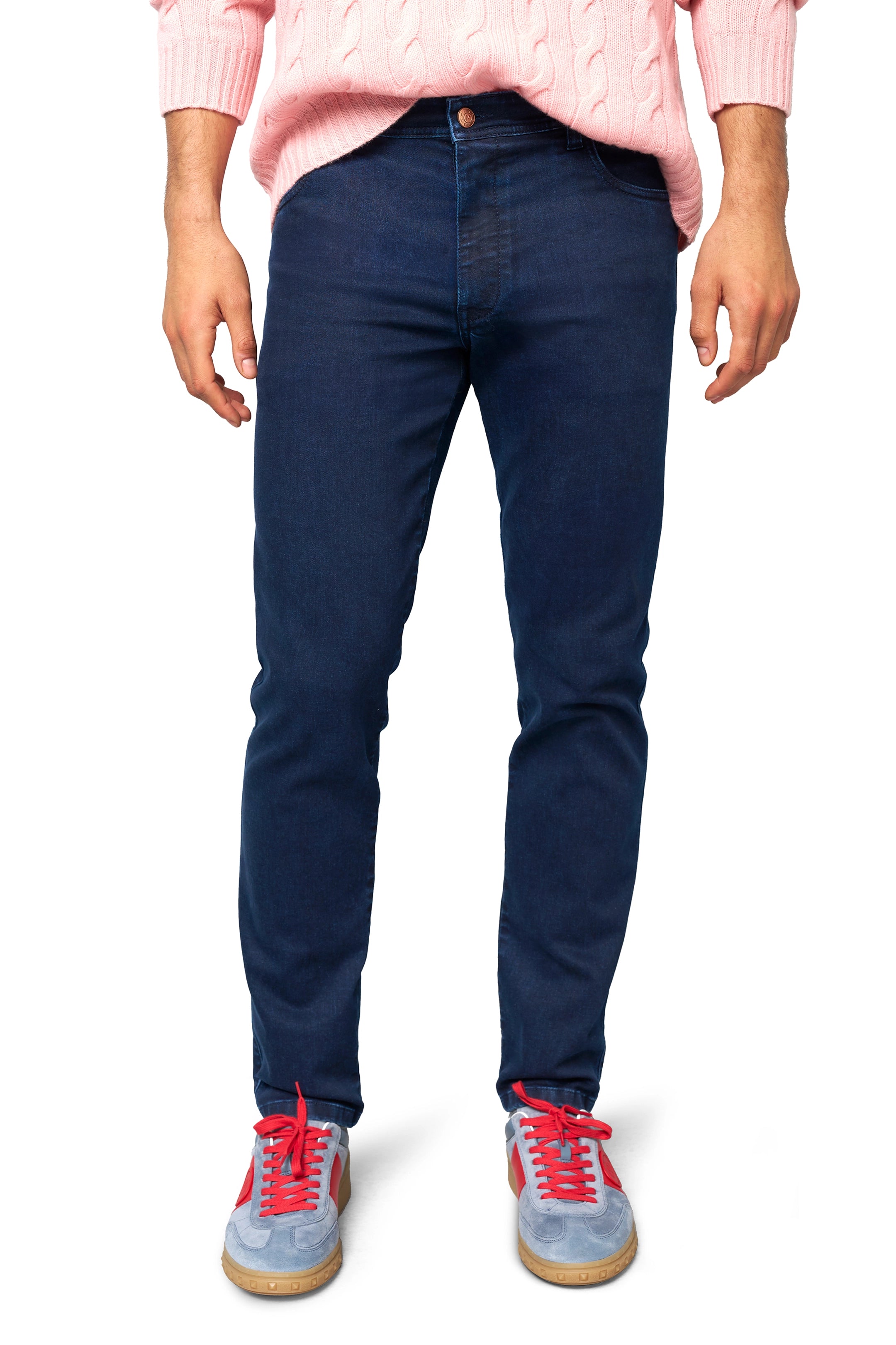 Meyer Marine Blue M5 Five Modern Fit Jeans