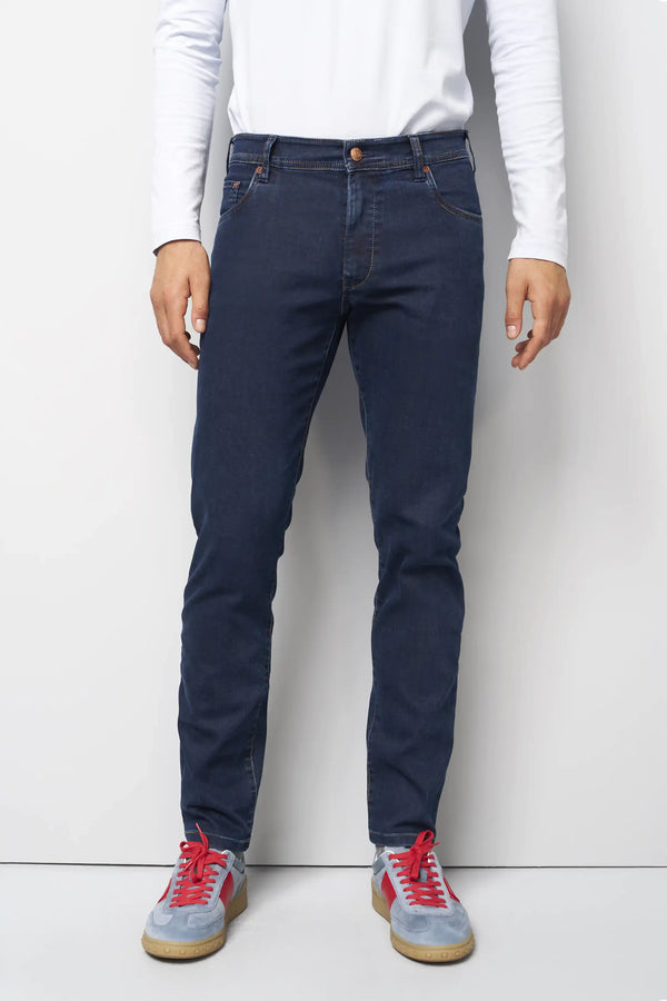 Meyer Clean Dark Denim M5 Five Loose Fit Jeans