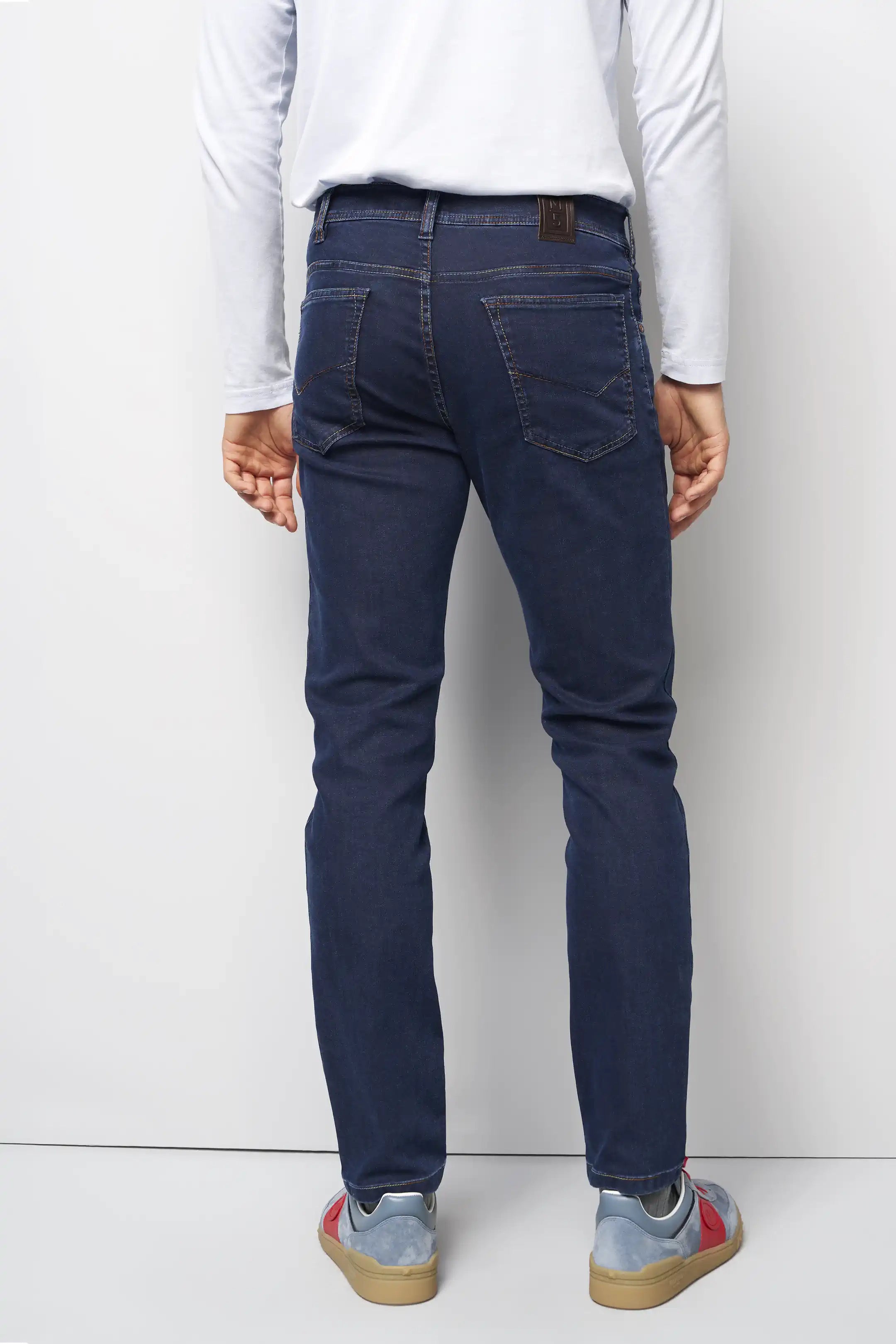 Meyer Clean Dark Denim M5 Five Loose Fit Jeans