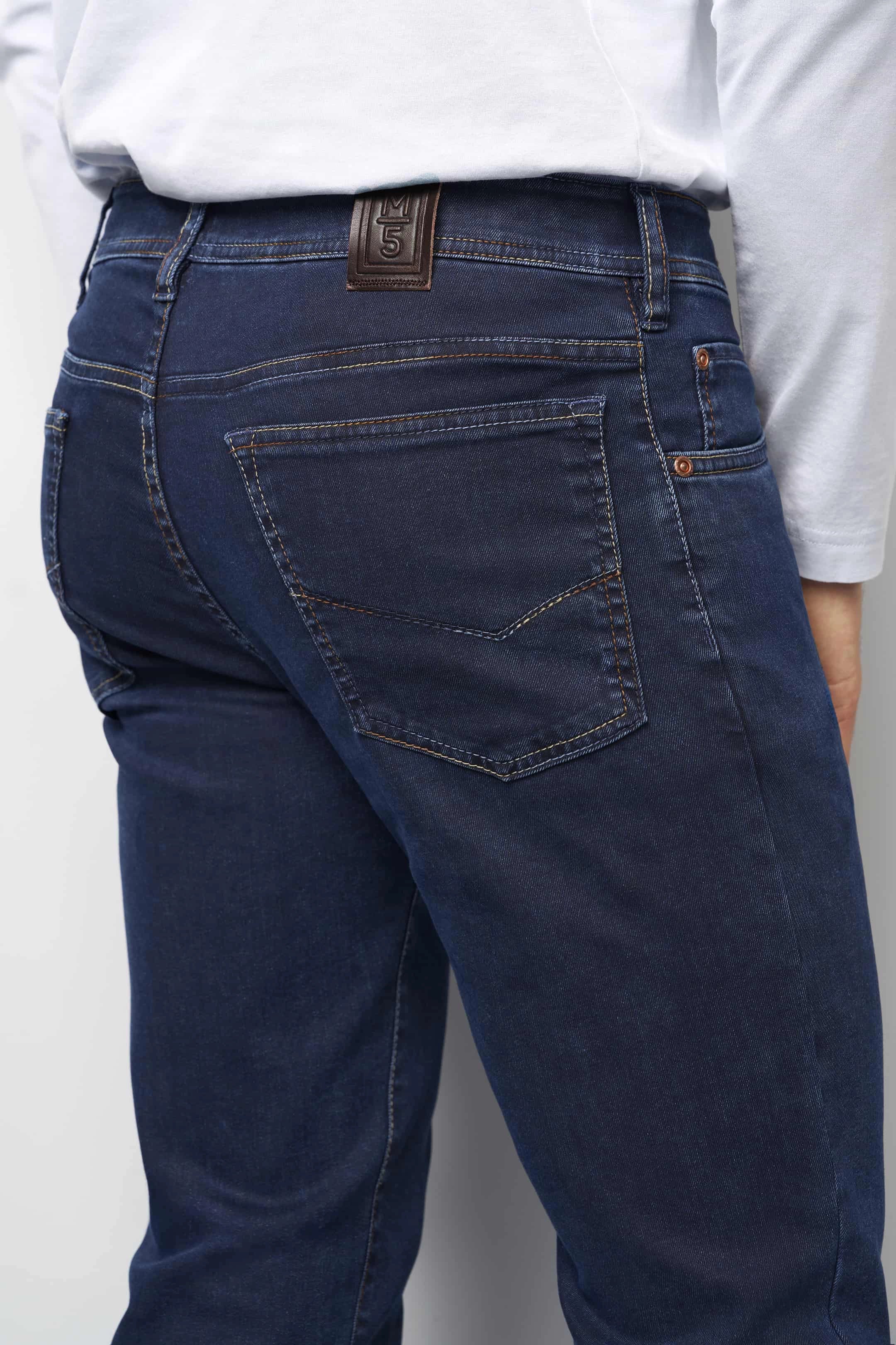 Meyer Clean Dark Denim M5 Five Loose Fit Jeans