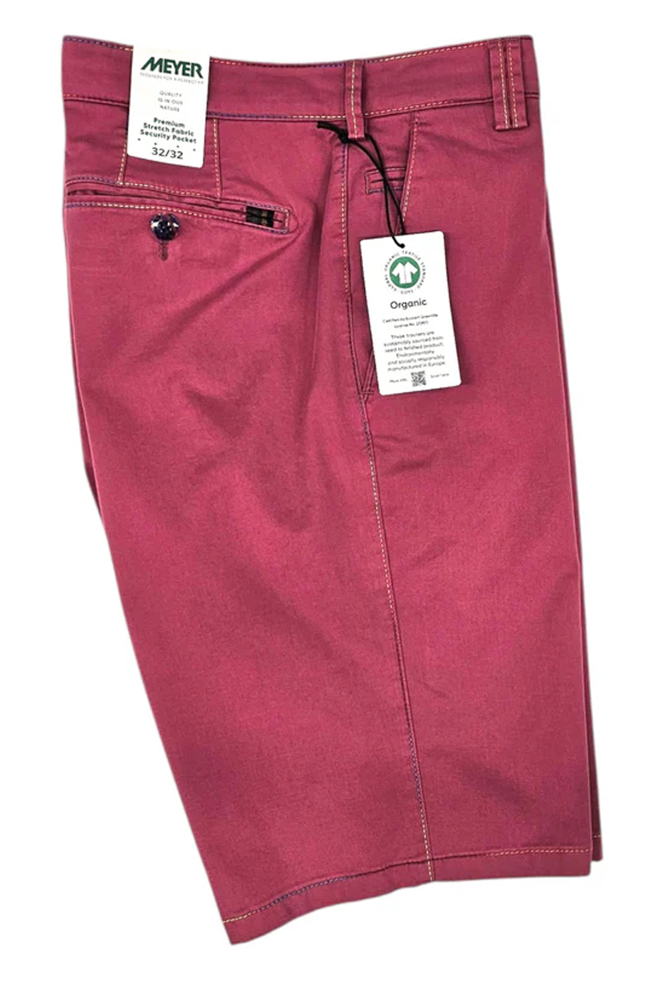 Meyer Palma Raspberry Chino Bermudas