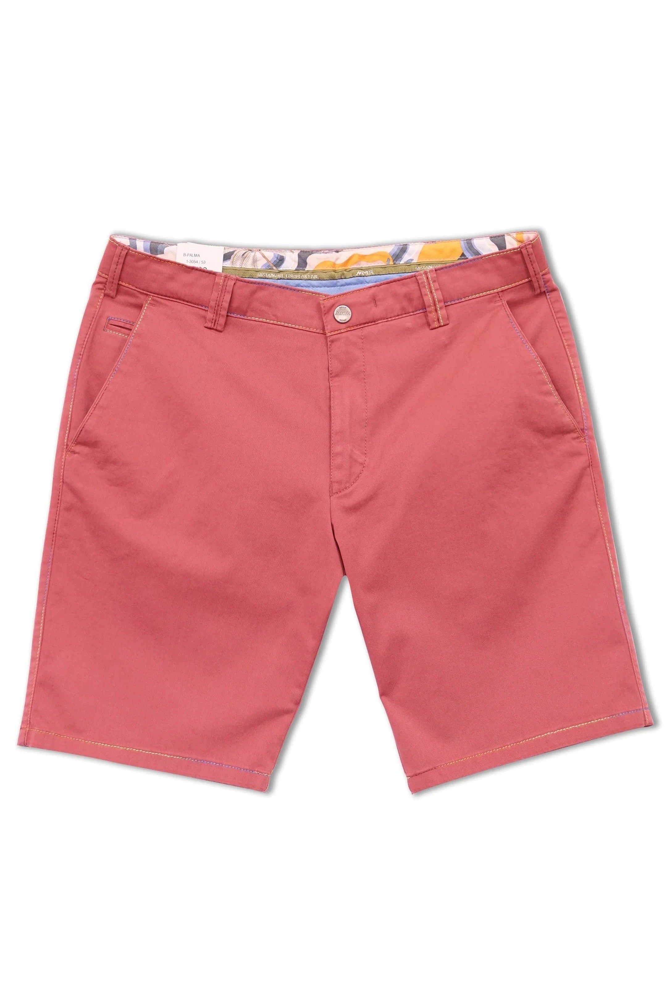 Meyer Palma Raspberry Chino Bermudas