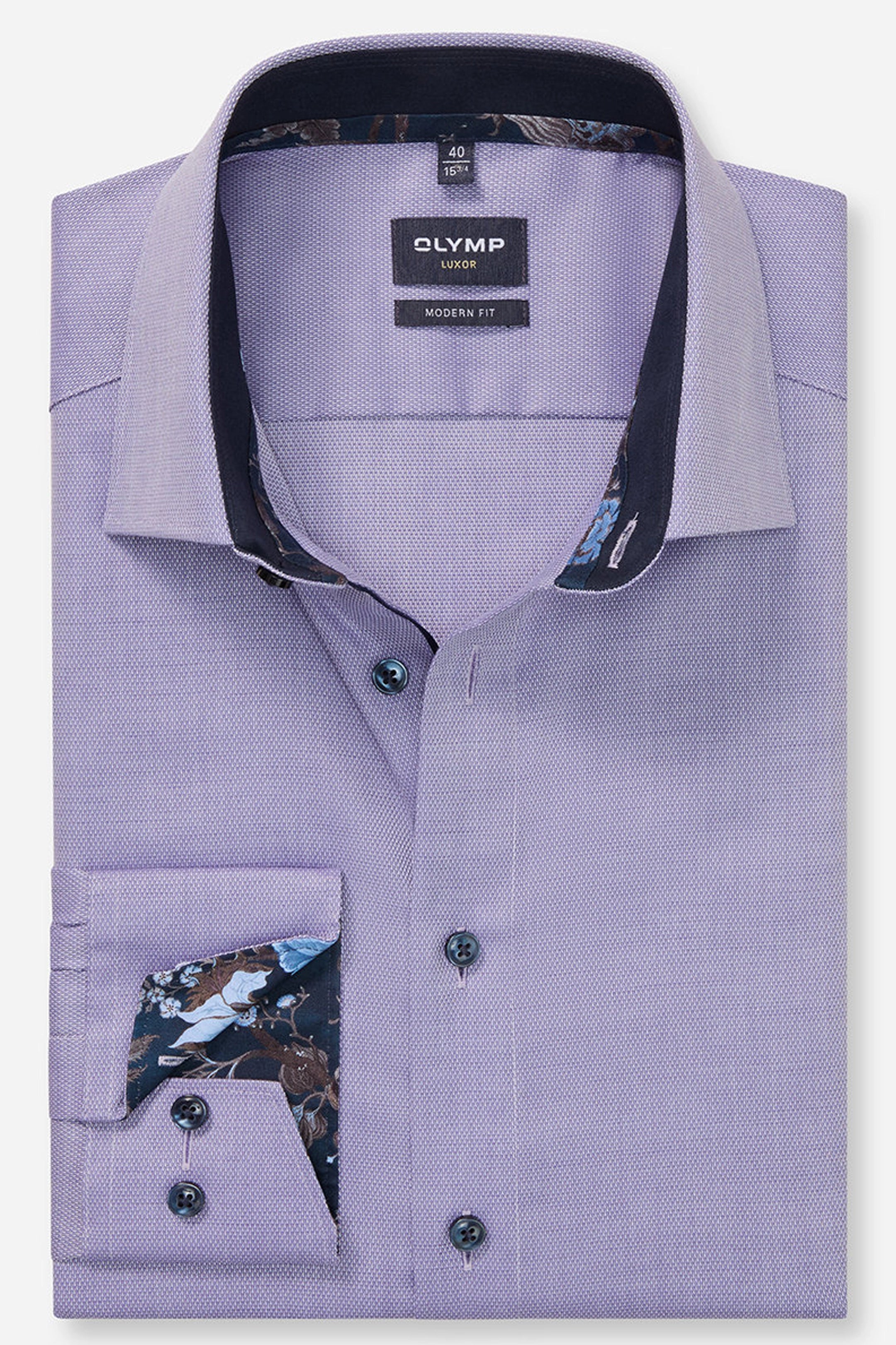 Olymp Modern Fit Violet Shirt