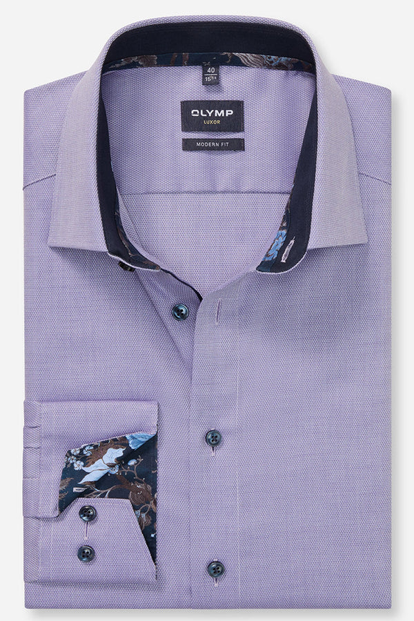 Olymp Modern Fit Violet Shirt