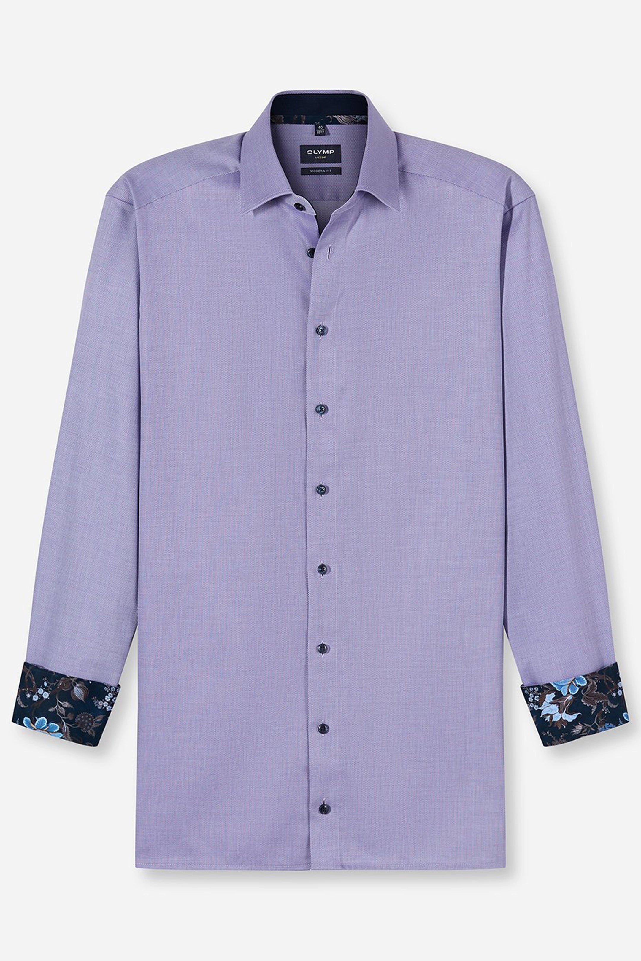 Olymp Modern Fit Violet Shirt