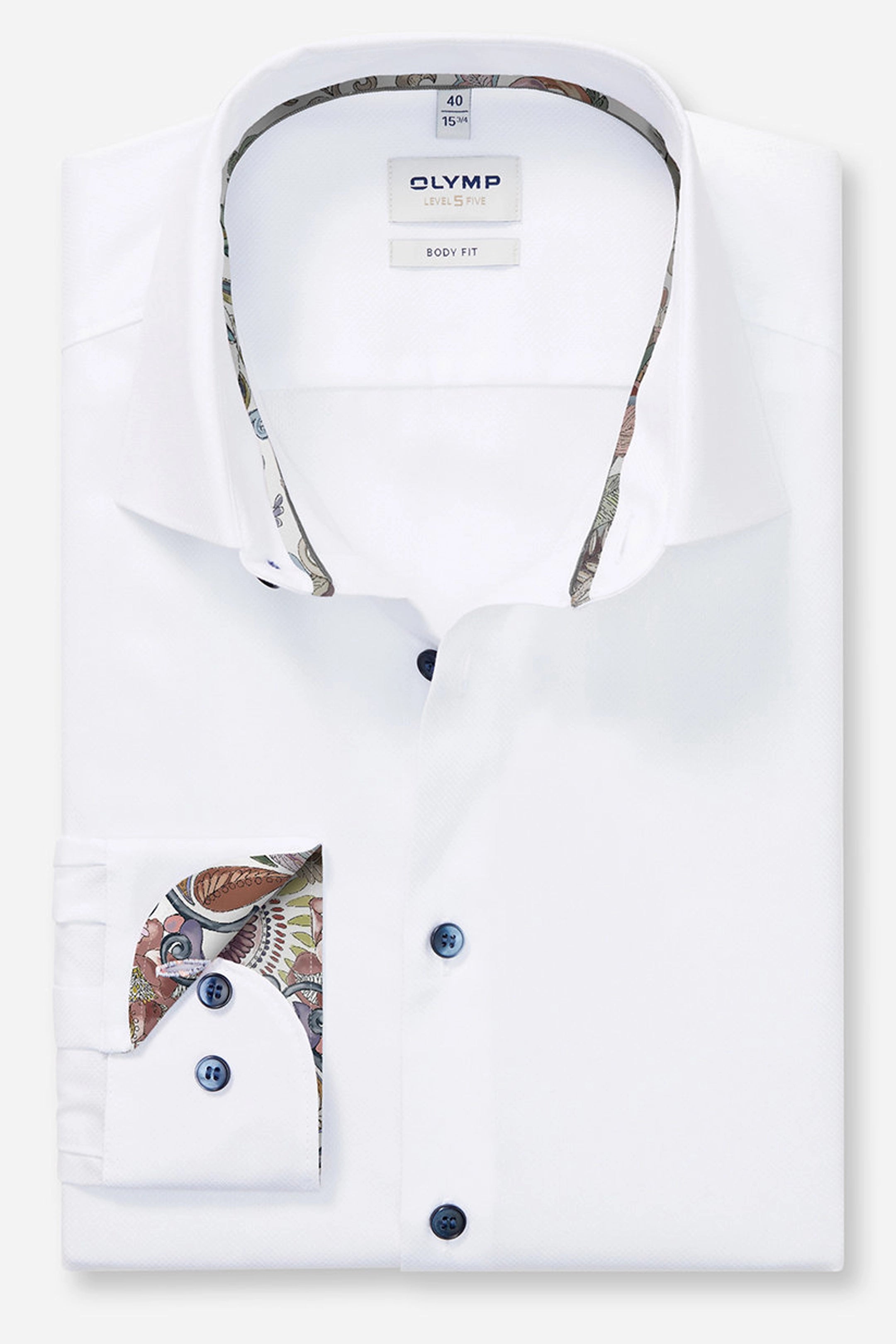 Olymp Body Fit White Shirt