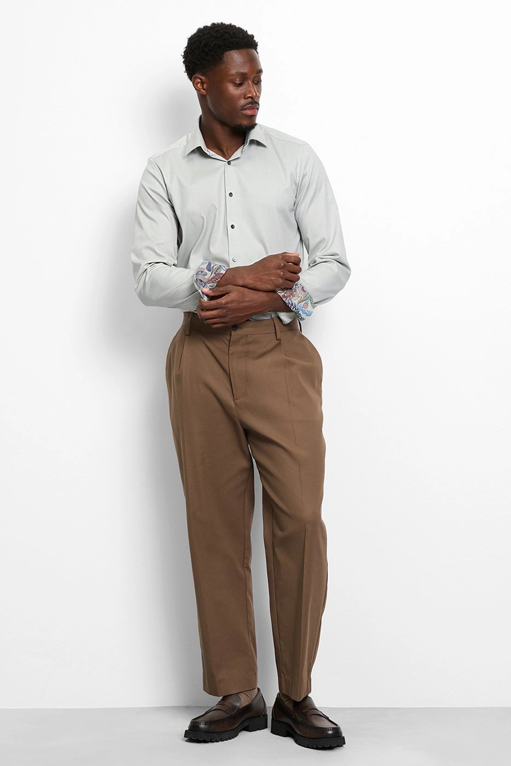 Olymp Body Fit Putty Shirt