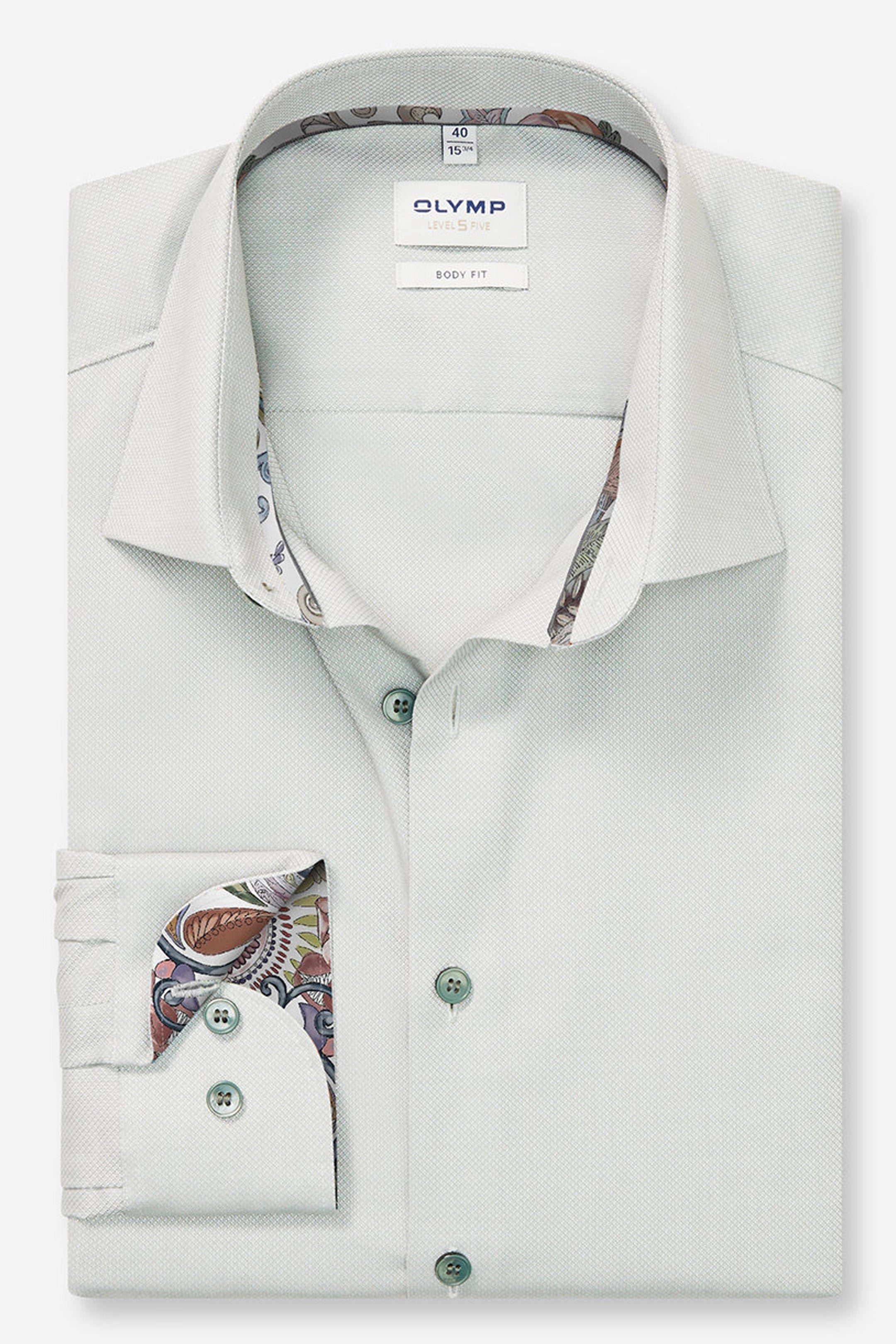 Olymp Body Fit Putty Shirt