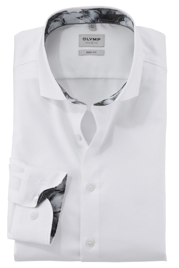 Olymp Body Fit White Shirt
