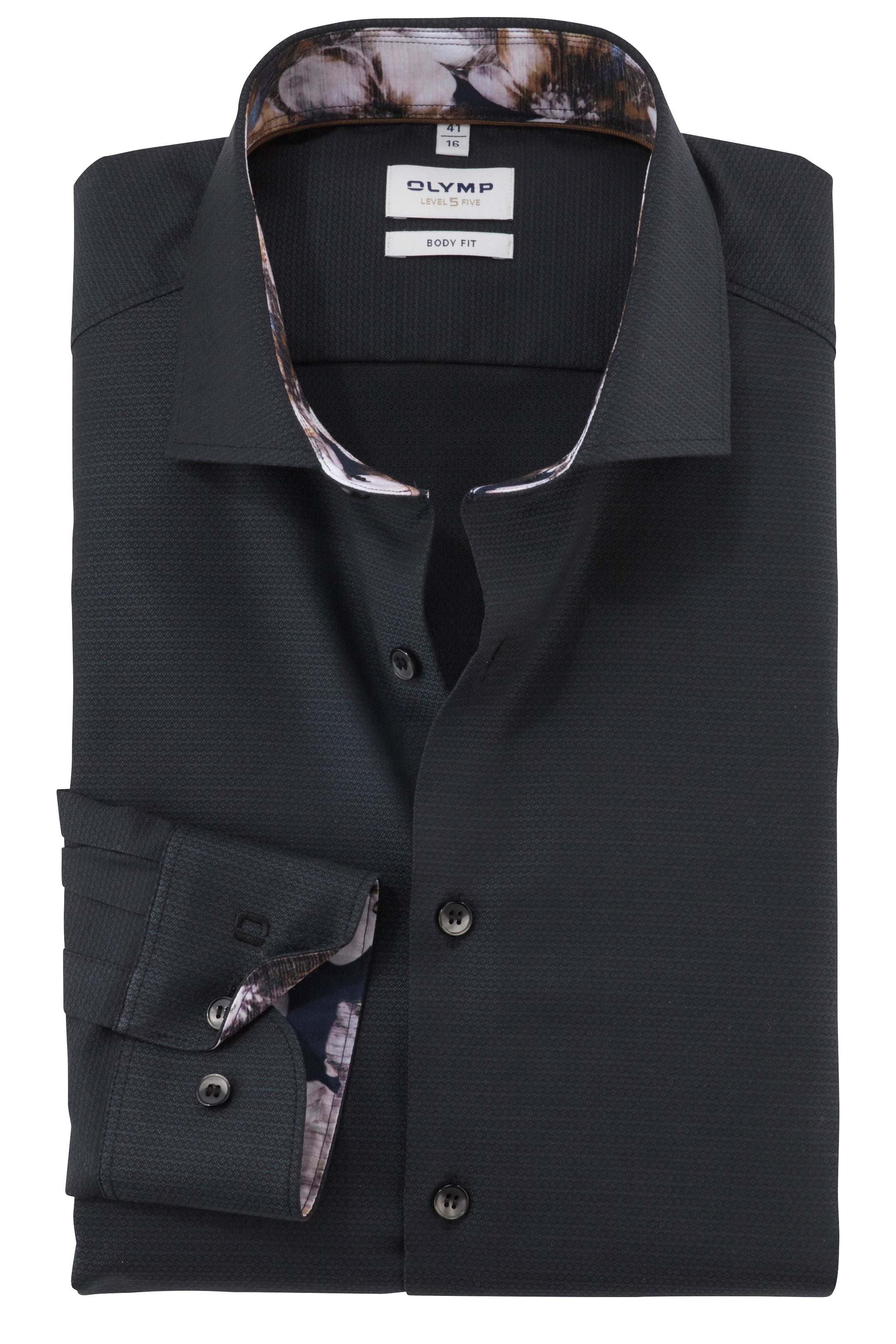 Olymp Body Fit Anthracite Shirt