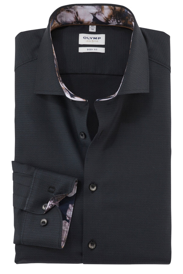 Olymp Body Fit Anthracite Shirt