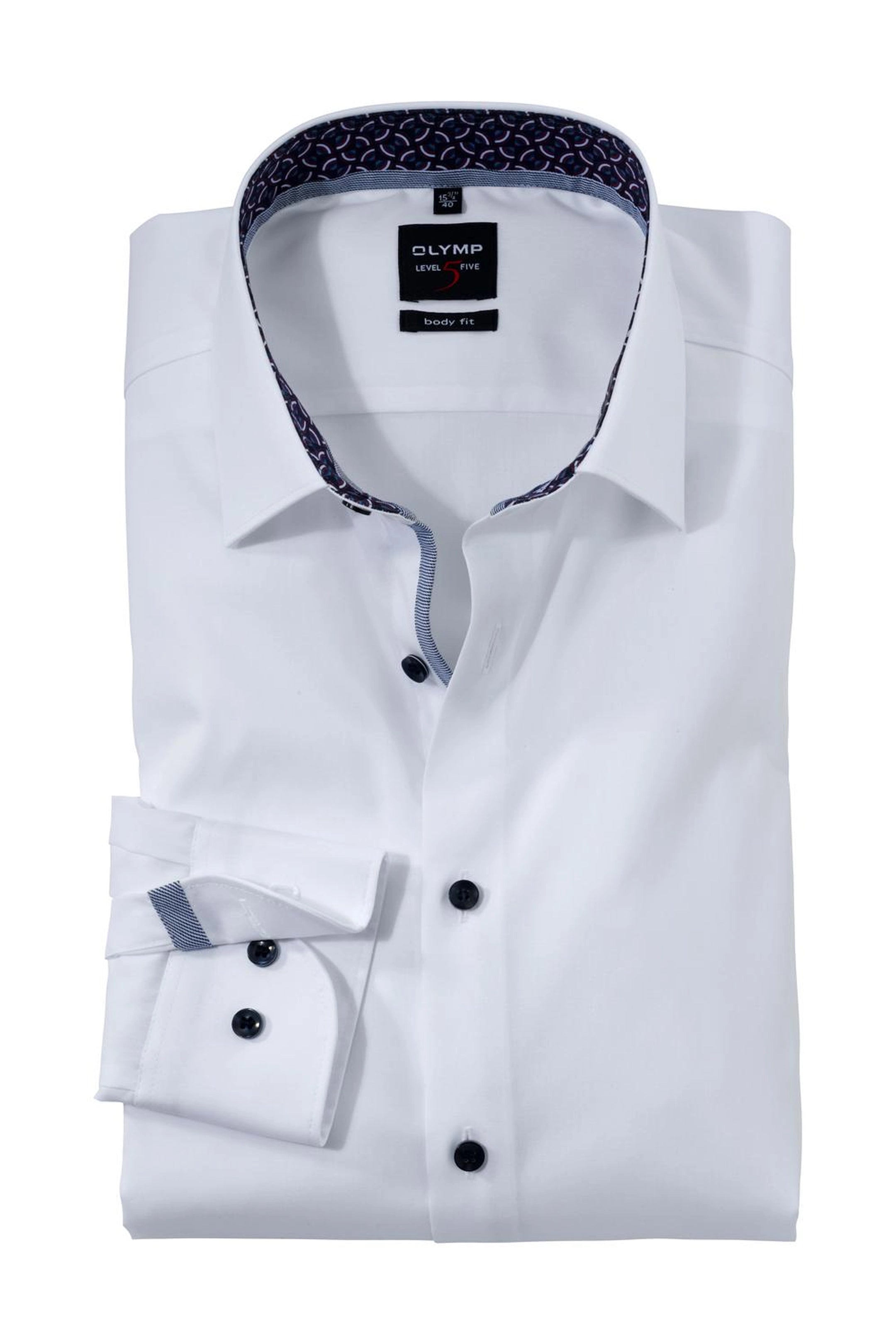 Olymp White Long Sleeve Shirt