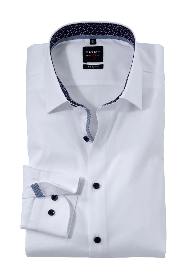 Olymp White Long Sleeve Shirt