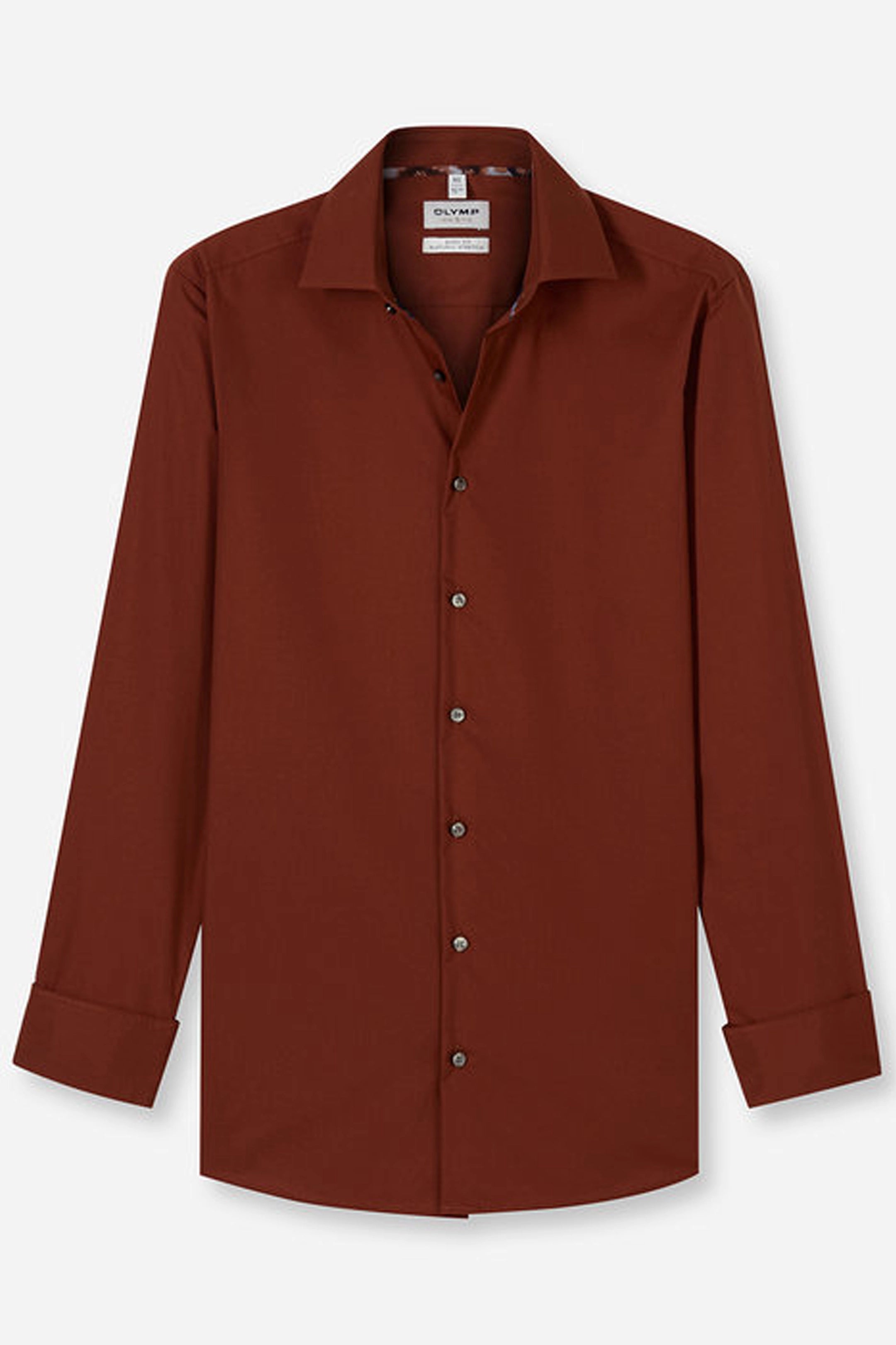 Olymp Body Fit Terracotta Shirt