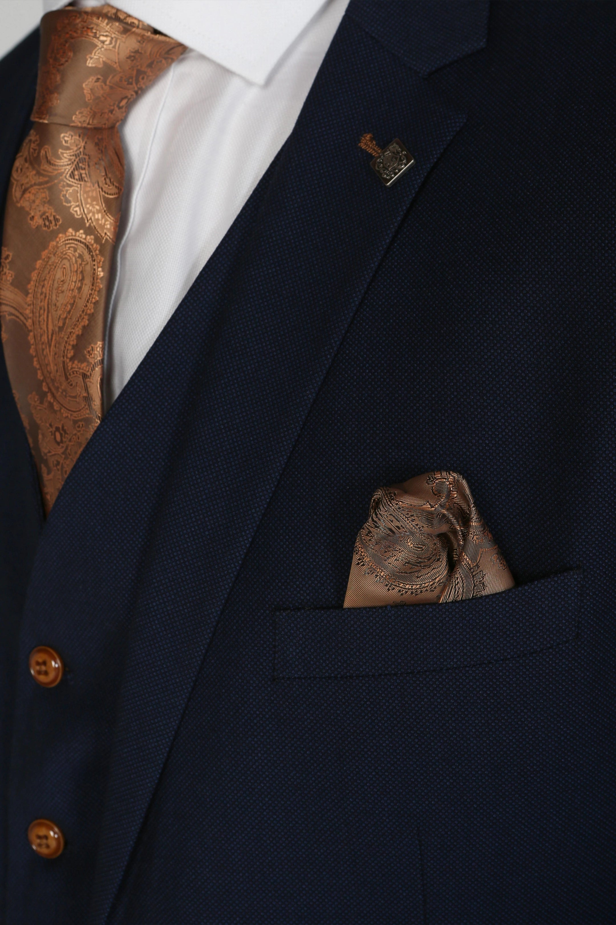 Mayfair Navy Three Piece Suit