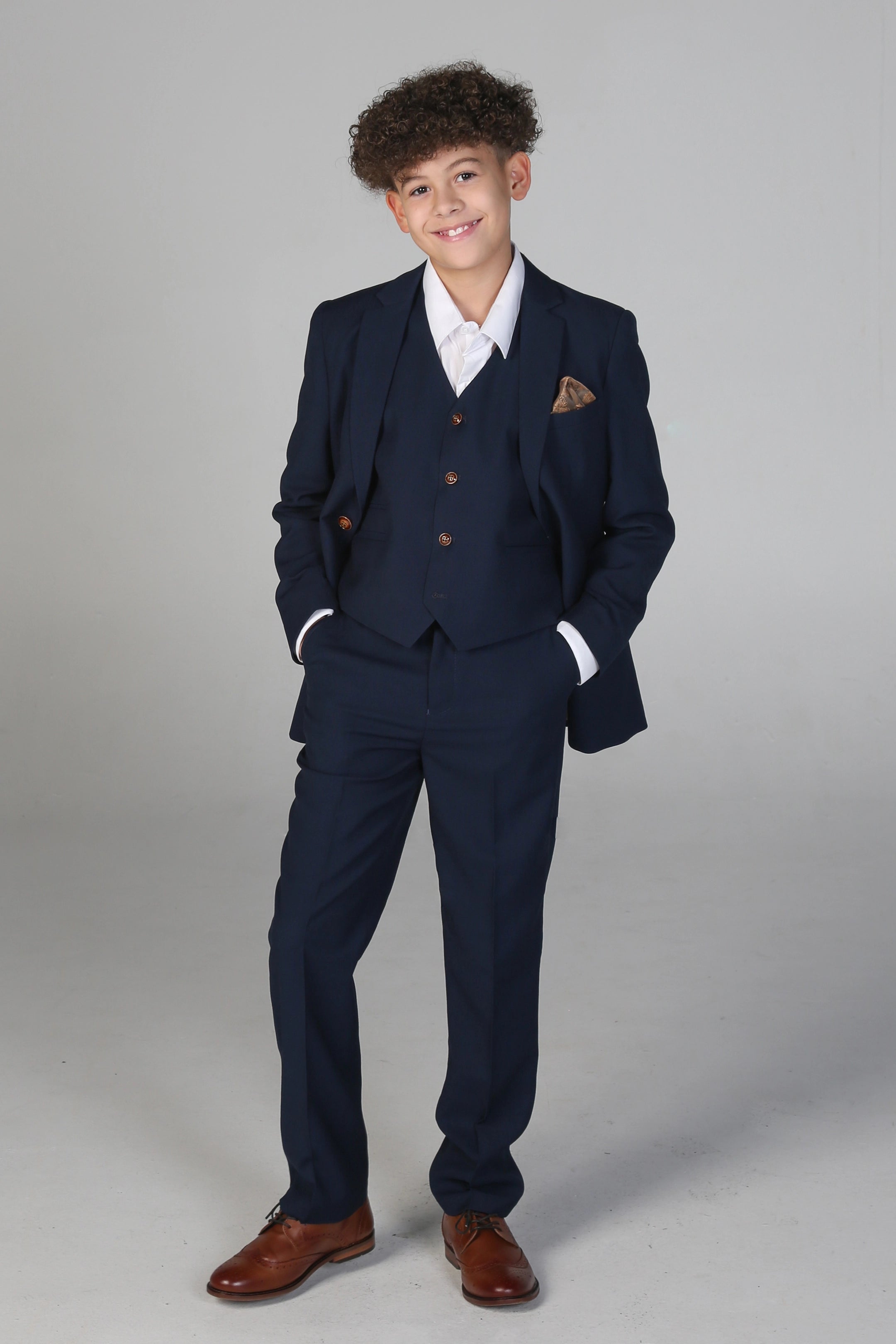 Boys Mayfair Navy Suit
