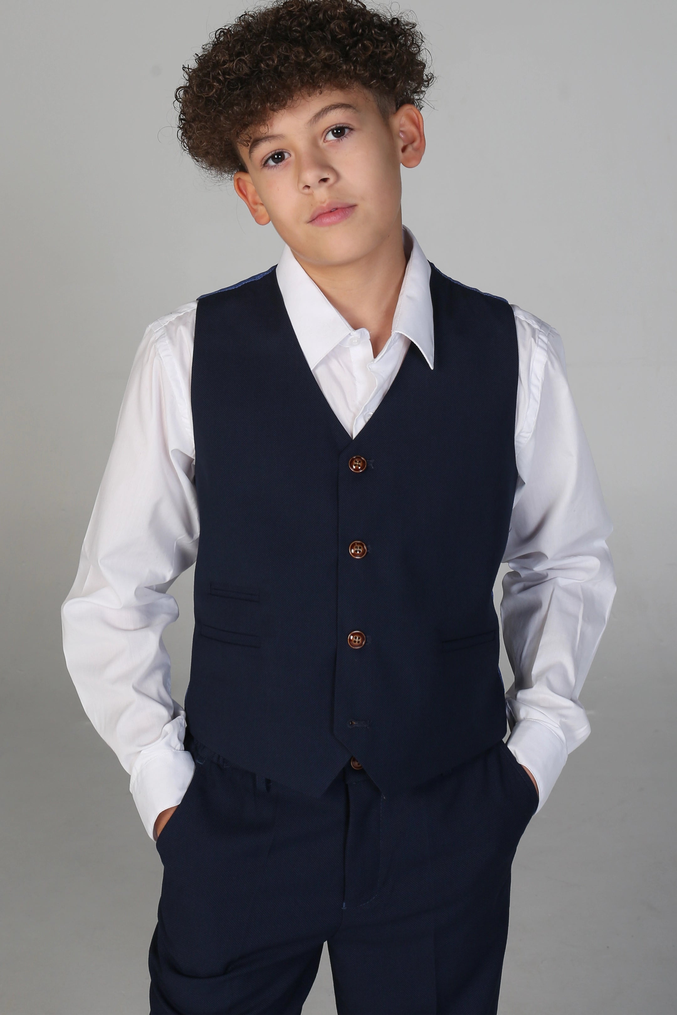 Boys Mayfair Navy Suit