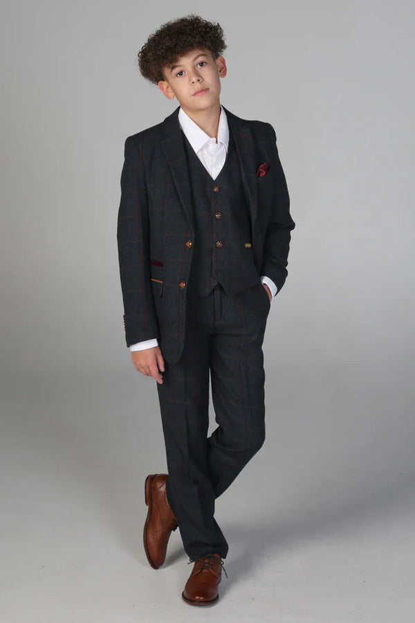 Boys Madrid Navy Suit