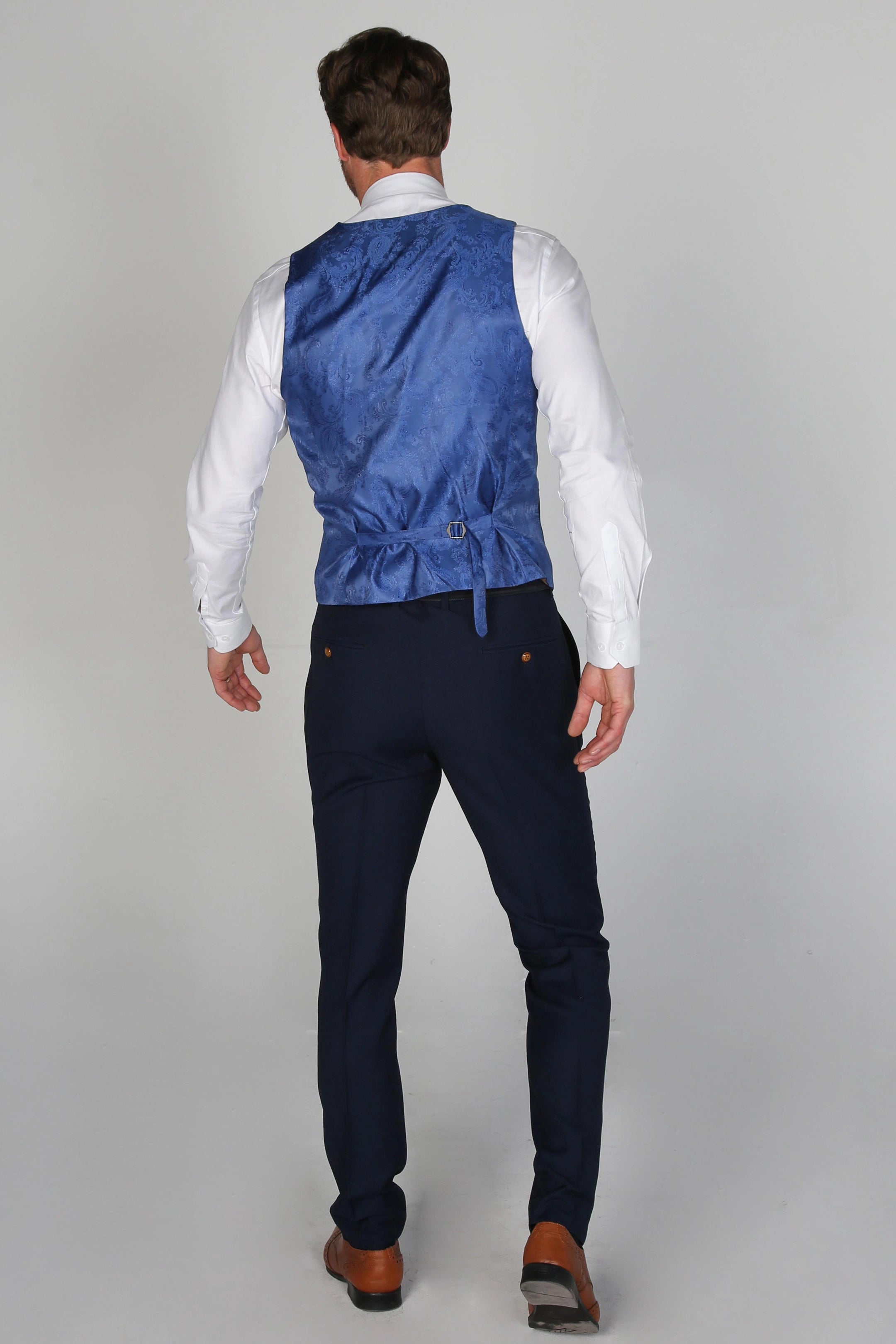 Mayfair Navy Three Piece Suit