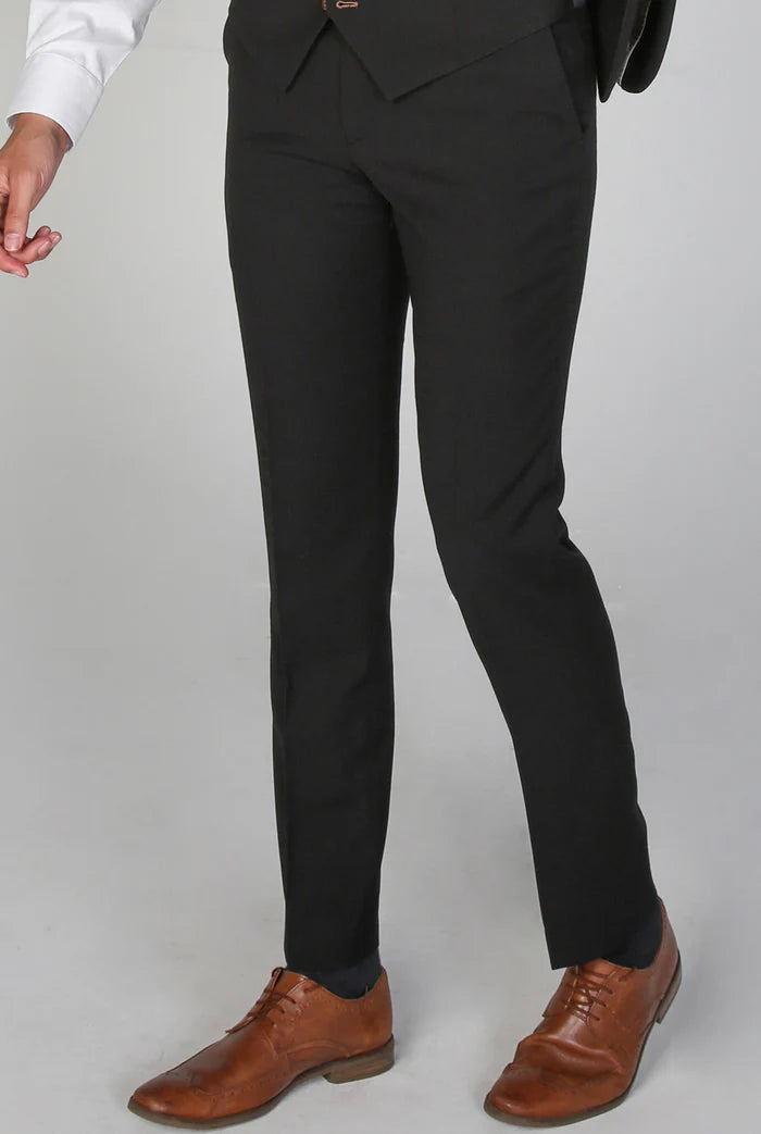 Mayfair Black Three Piece Suit