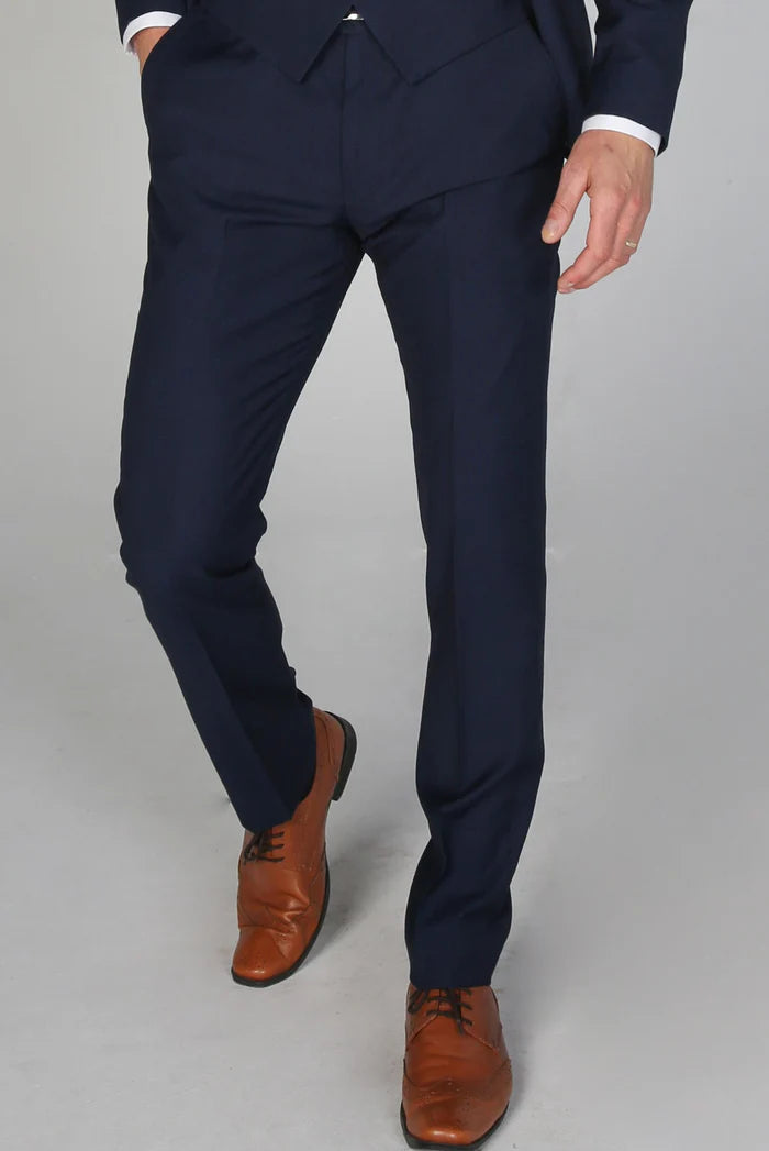 Mayfair Navy Three Piece Suit