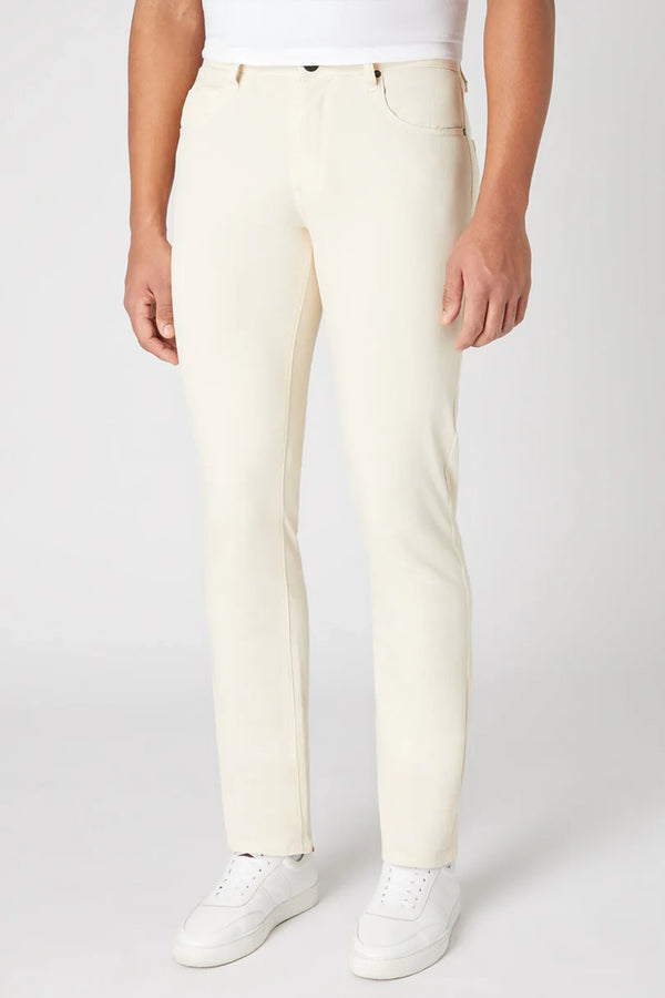 Remus Uomo Slim Leg Cotton-Stretch Stone/Ecru Jeans