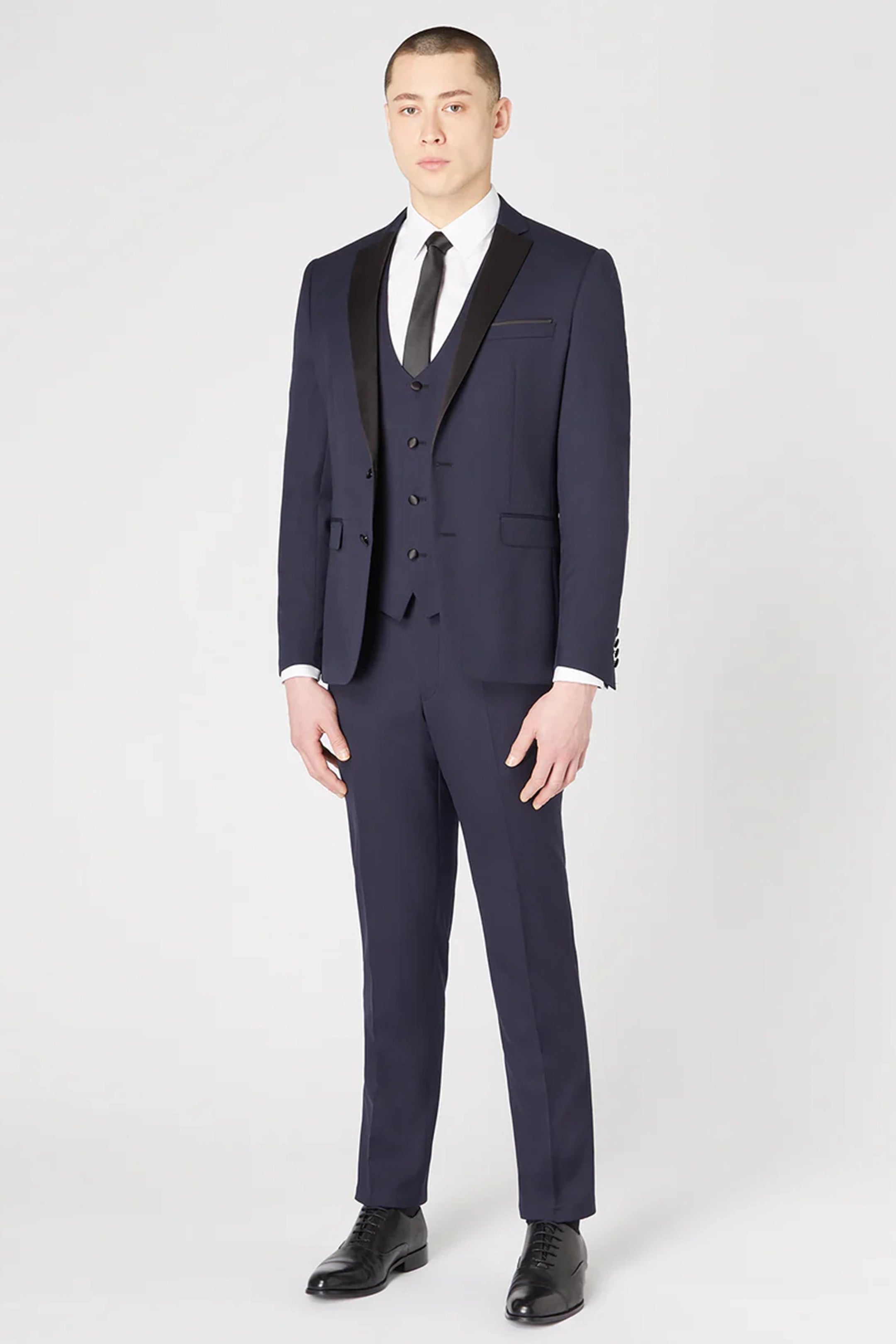 Remus Uomo Rocco Wool-Rich Navy 2-Piece Dinner Suit