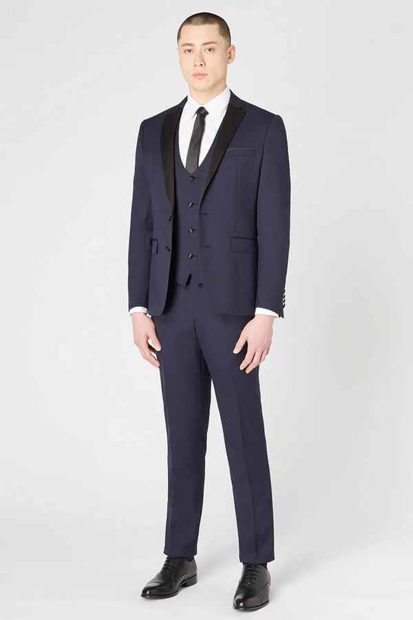 Remus Uomo Rocco Wool-Rich Navy 2-Piece Dinner Suit