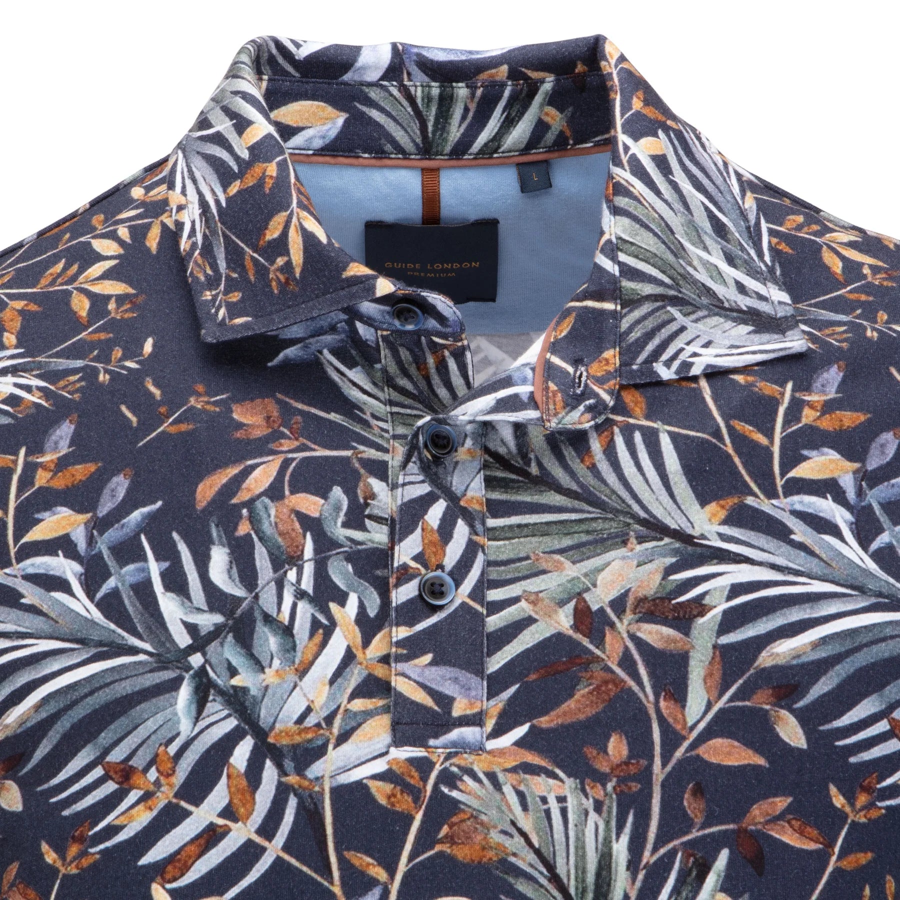 Guide London Floral Navy Shirt