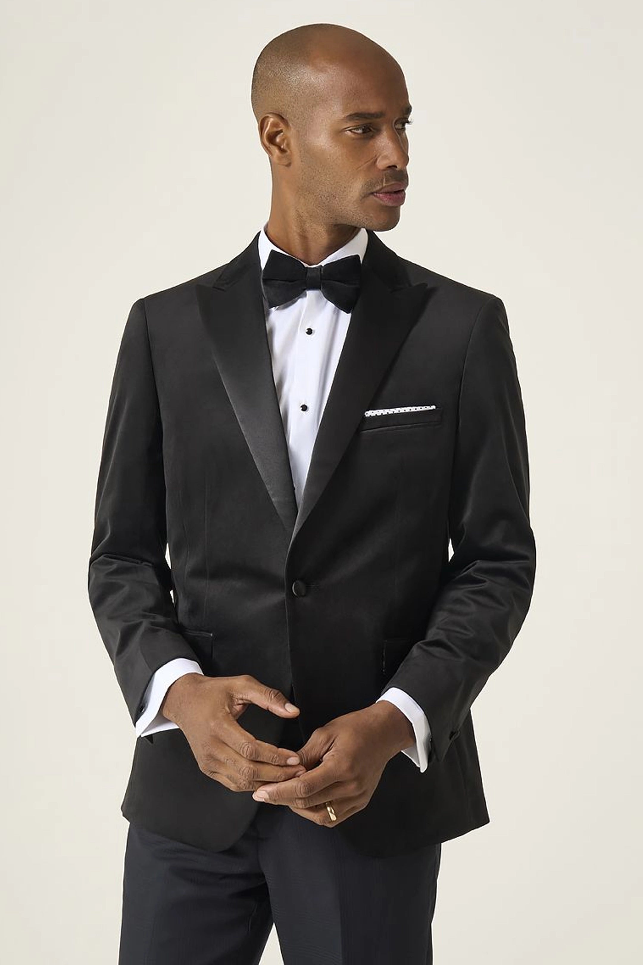 Jive Black Velvet Tailored Jacket