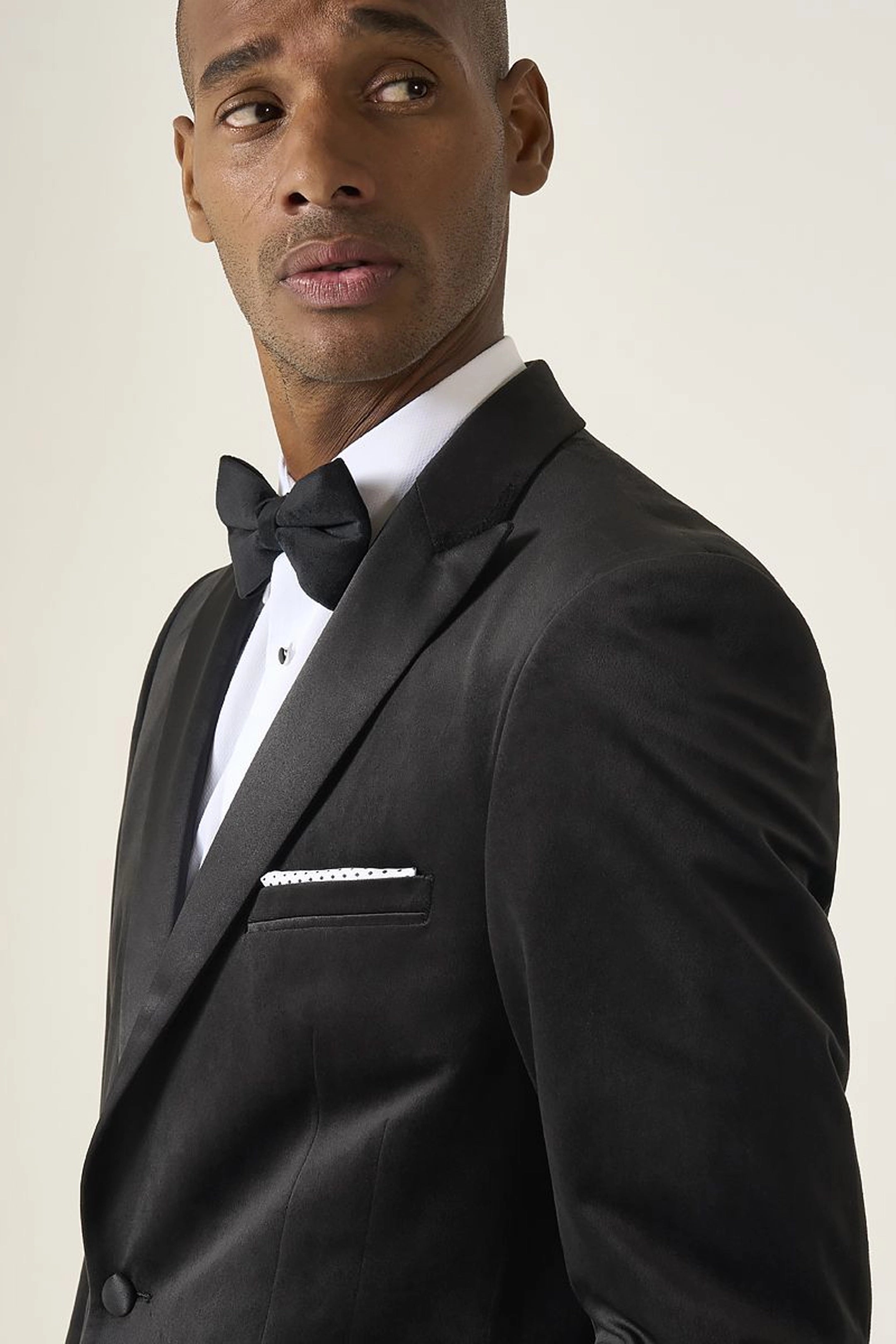 Jive Black Velvet Tailored Jacket