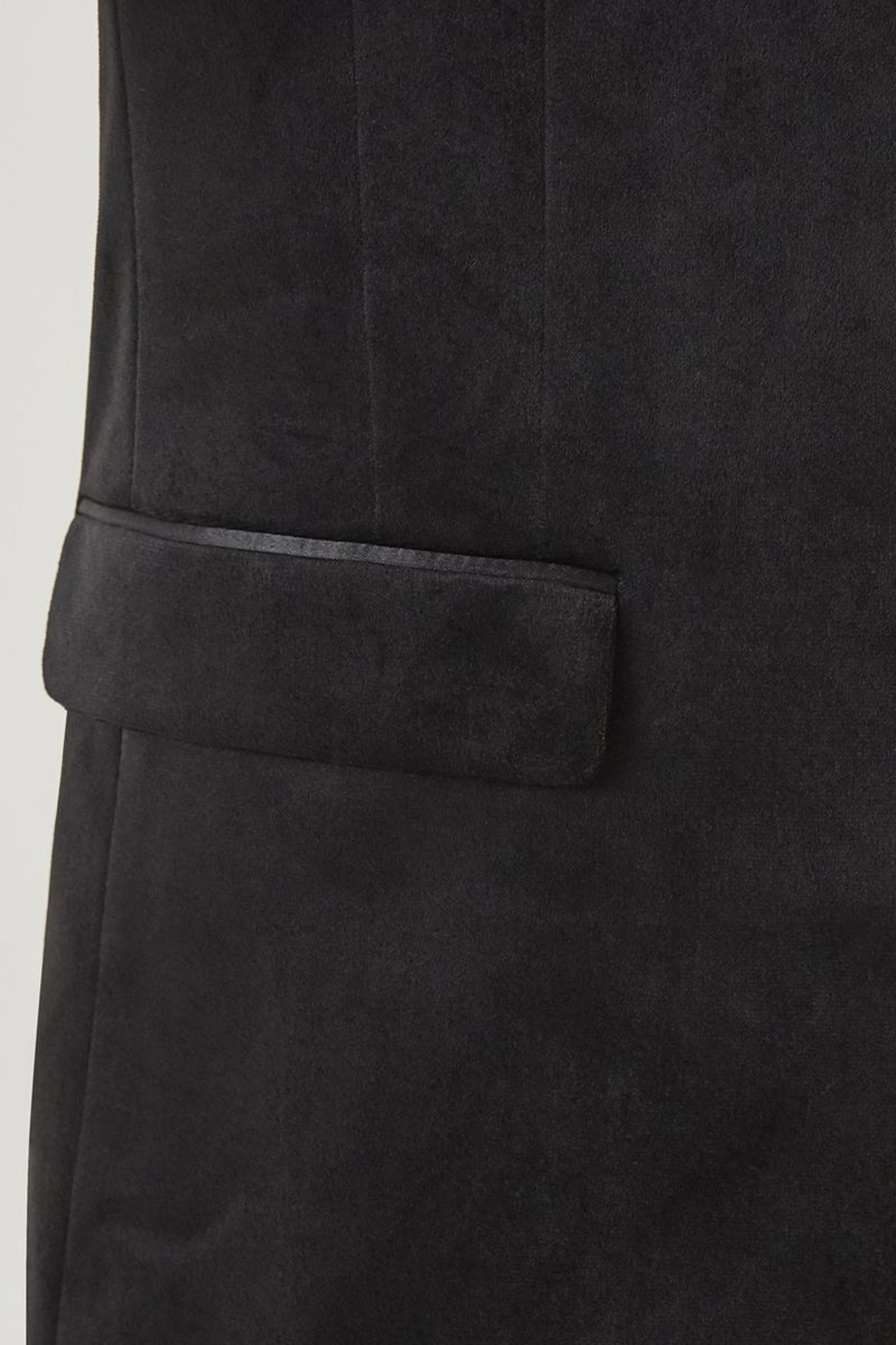 Jive Black Velvet Tailored Jacket