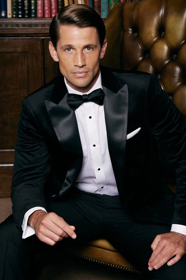 Jive Black Velvet Tailored Jacket