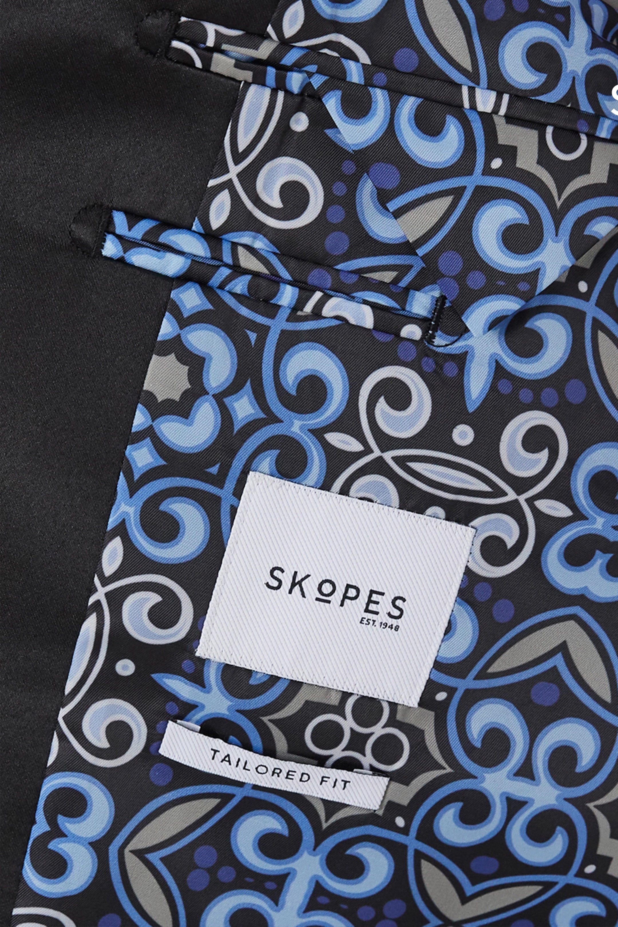 Jive Teal Velvet Tailored Jacket