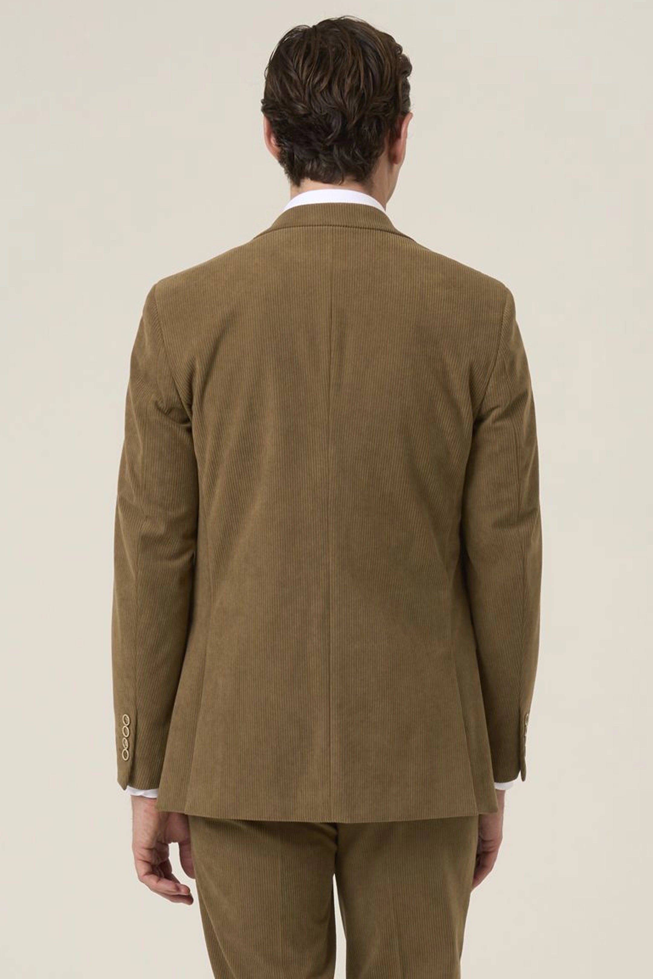 Dorsey Corduroy Camel 3 Piece Suit