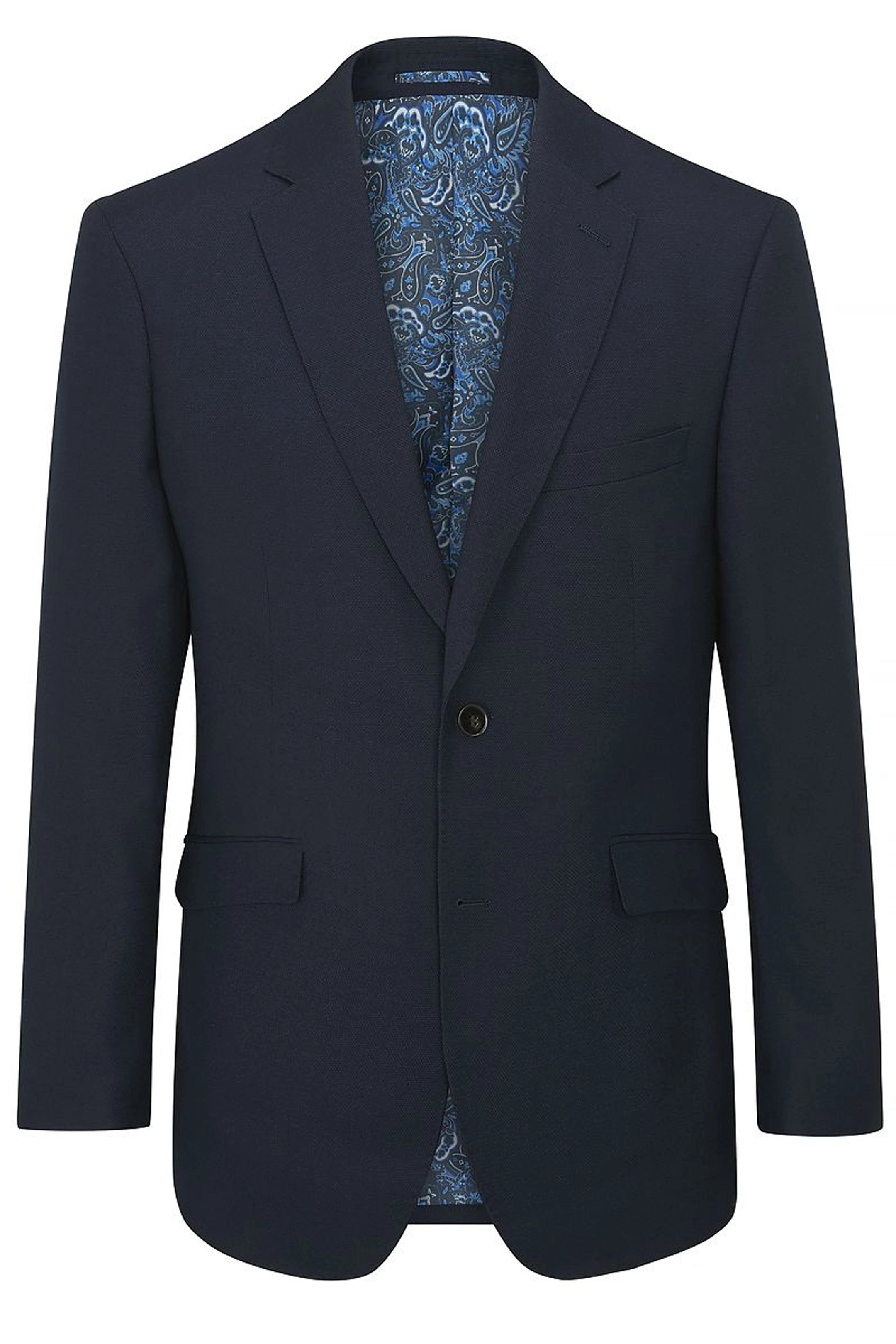 Harcourt Navy Ink Tweed Effect 3 Piece Suit