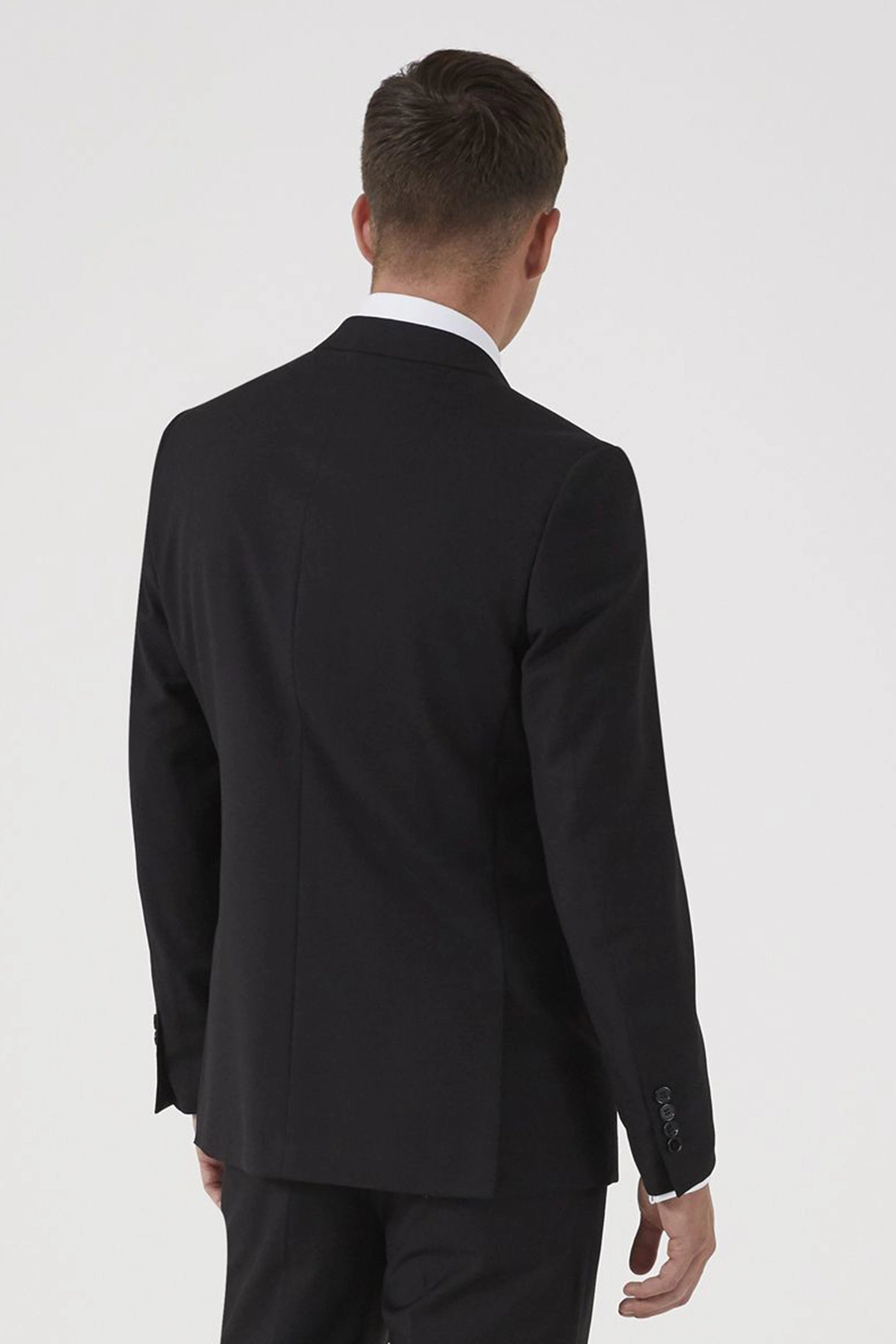 Milan Slim Suit Black