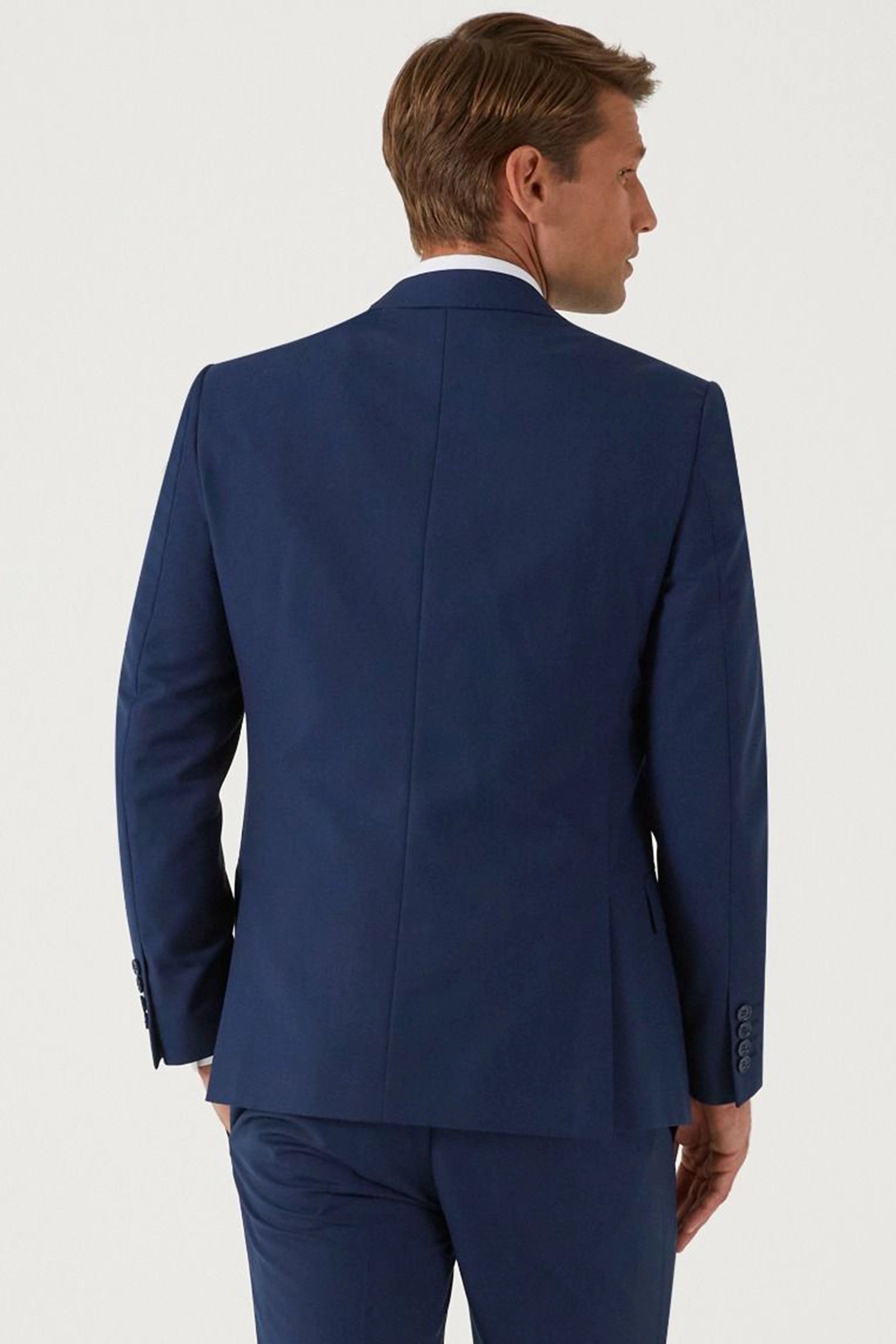 Milan Slim Suit Royal Blue